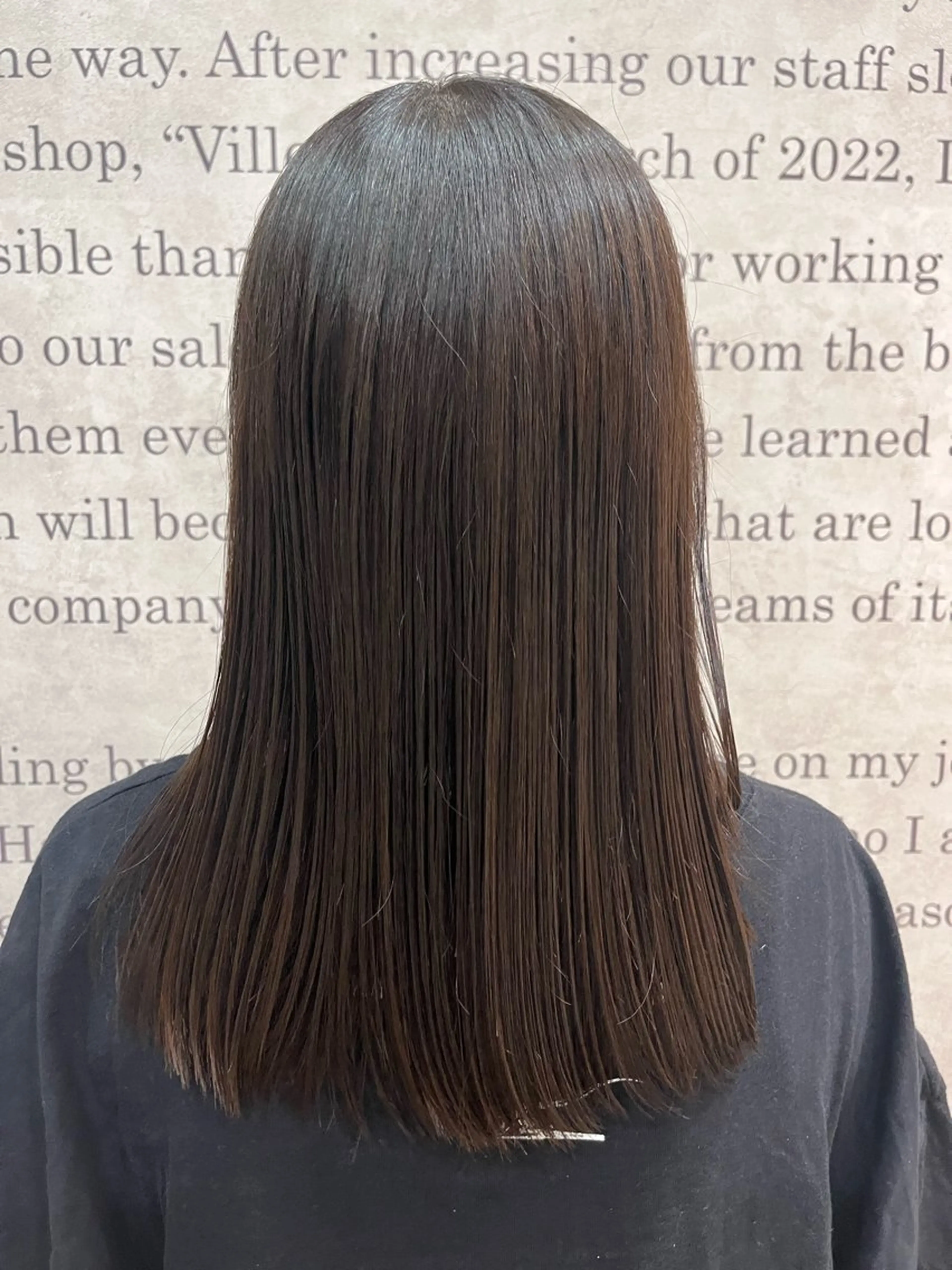 セミロング 溝口 右京のヘアスタイル