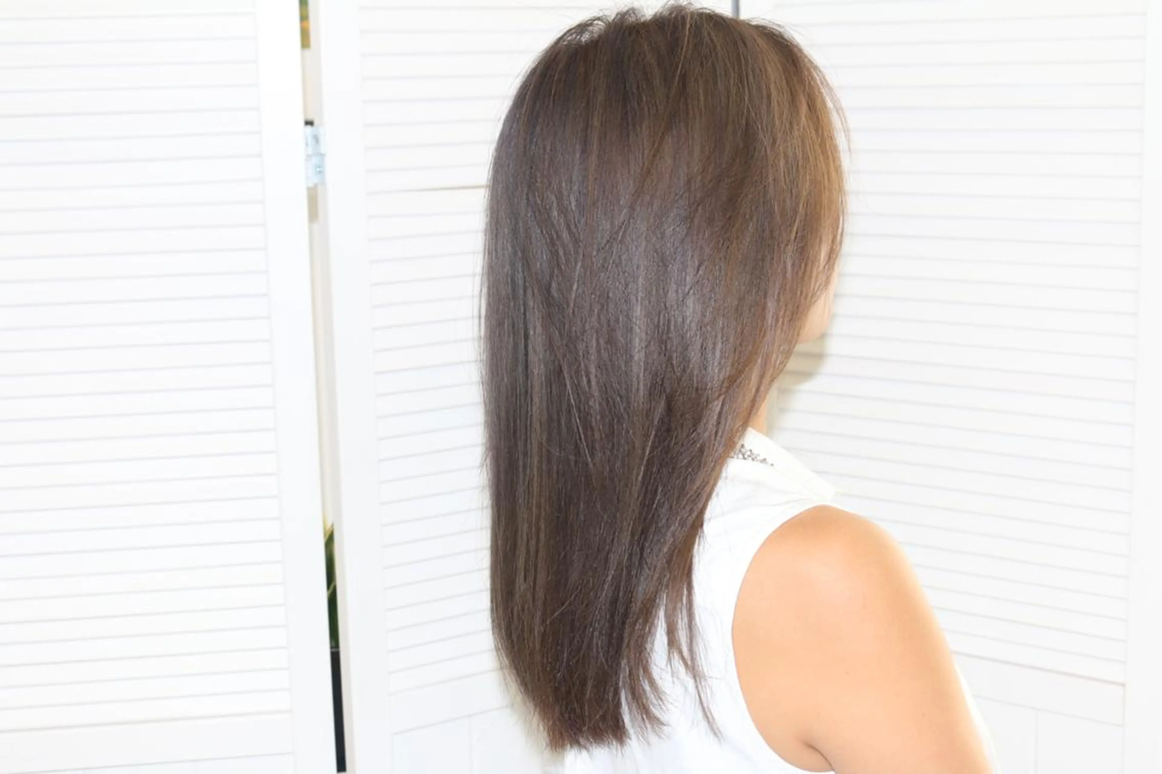 ロング パープルカラー 落合 優太のヘアスタイル