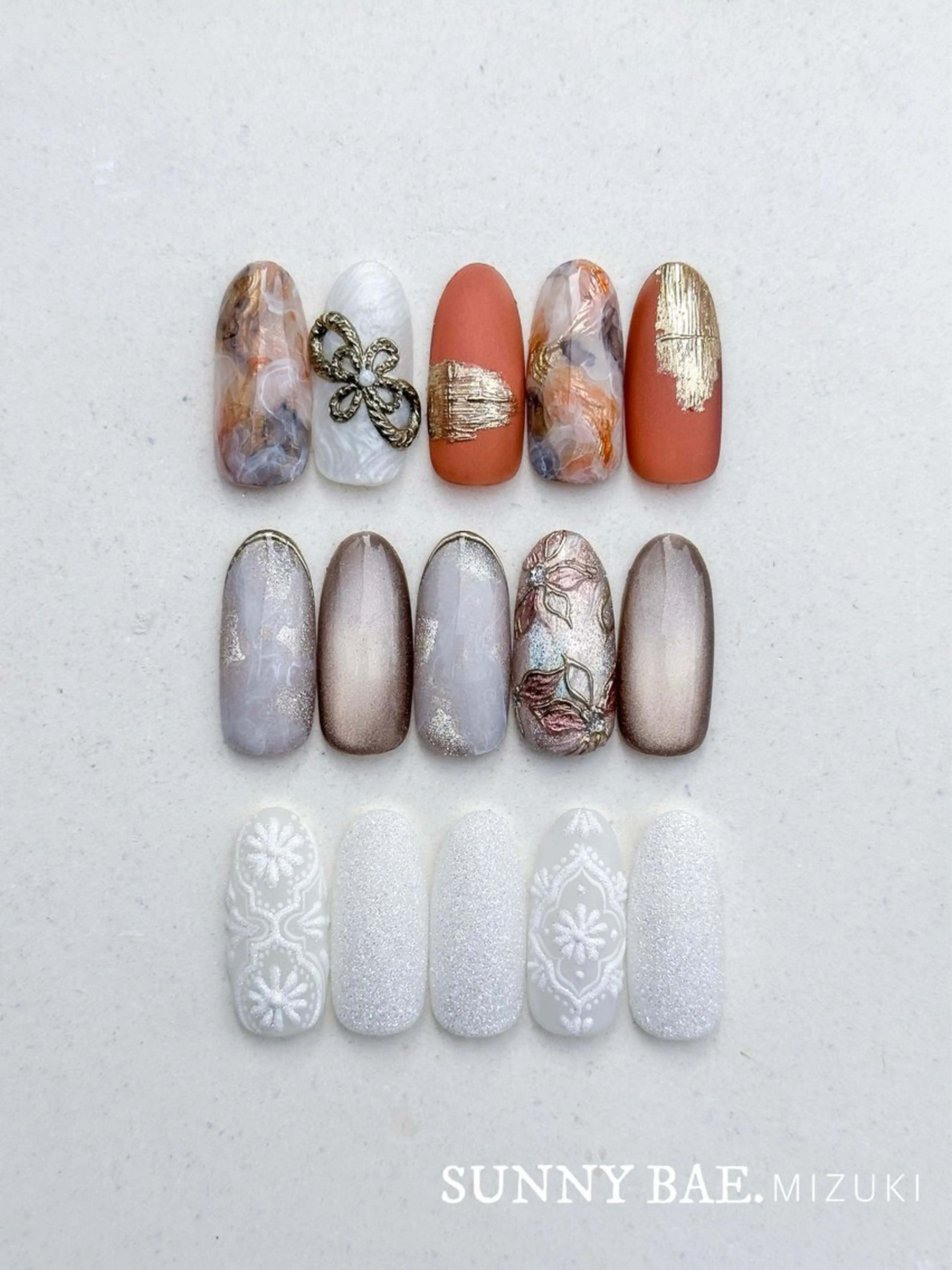ネイル 成人式 フラッシュネイル マグネットネイル ニュアンスネイル 🕊 MIZUKIのネイルデザイン