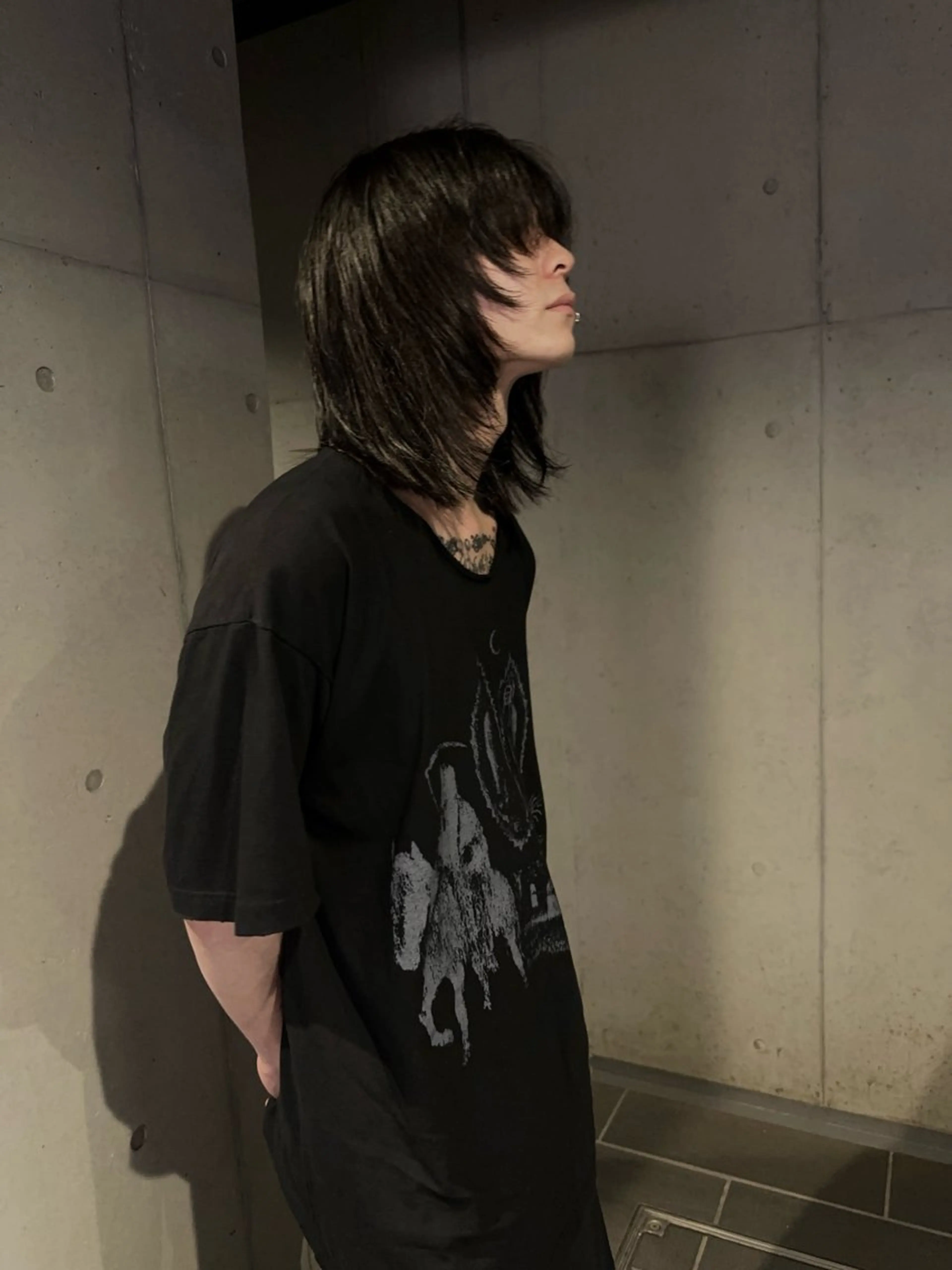 ミディアム カラー カット ヘアカラー だいち/ブリーチ/ レイヤーカットのヘアスタイル