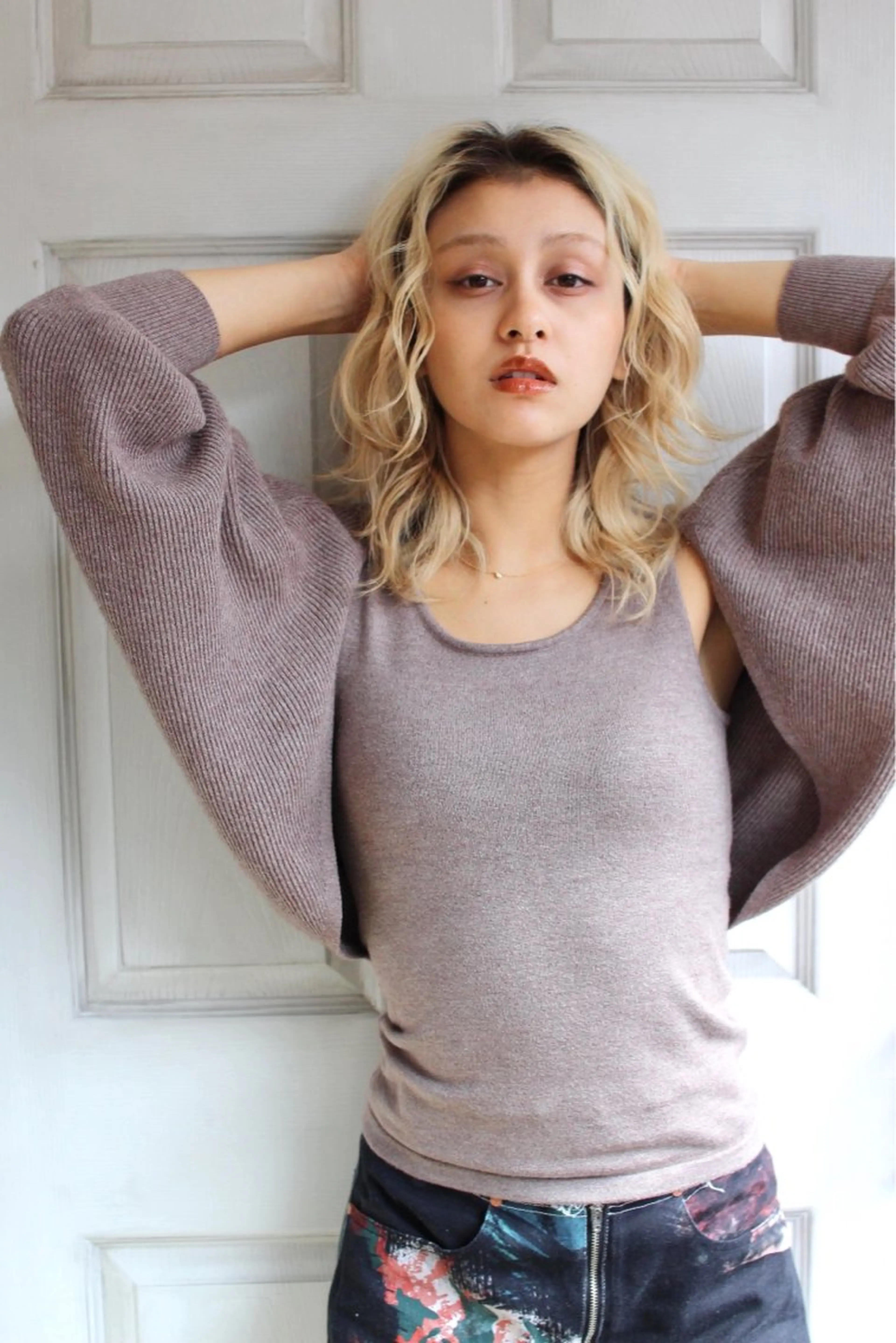 セミロング セミロングパーマ カット パーマ 千 田のヘアスタイル