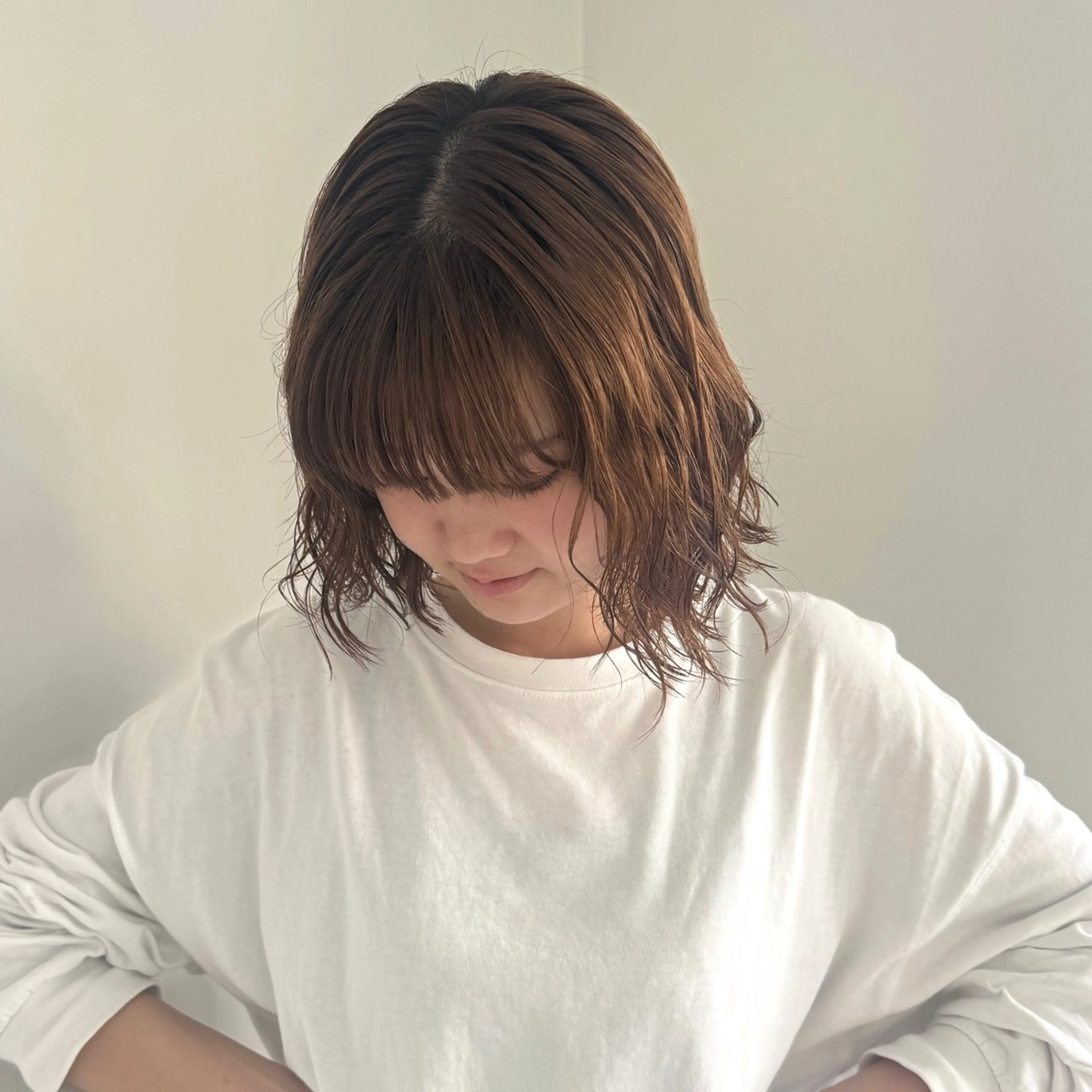 カラー ヘアカラー かとう ななね 🪷⸝꙳のヘアスタイル