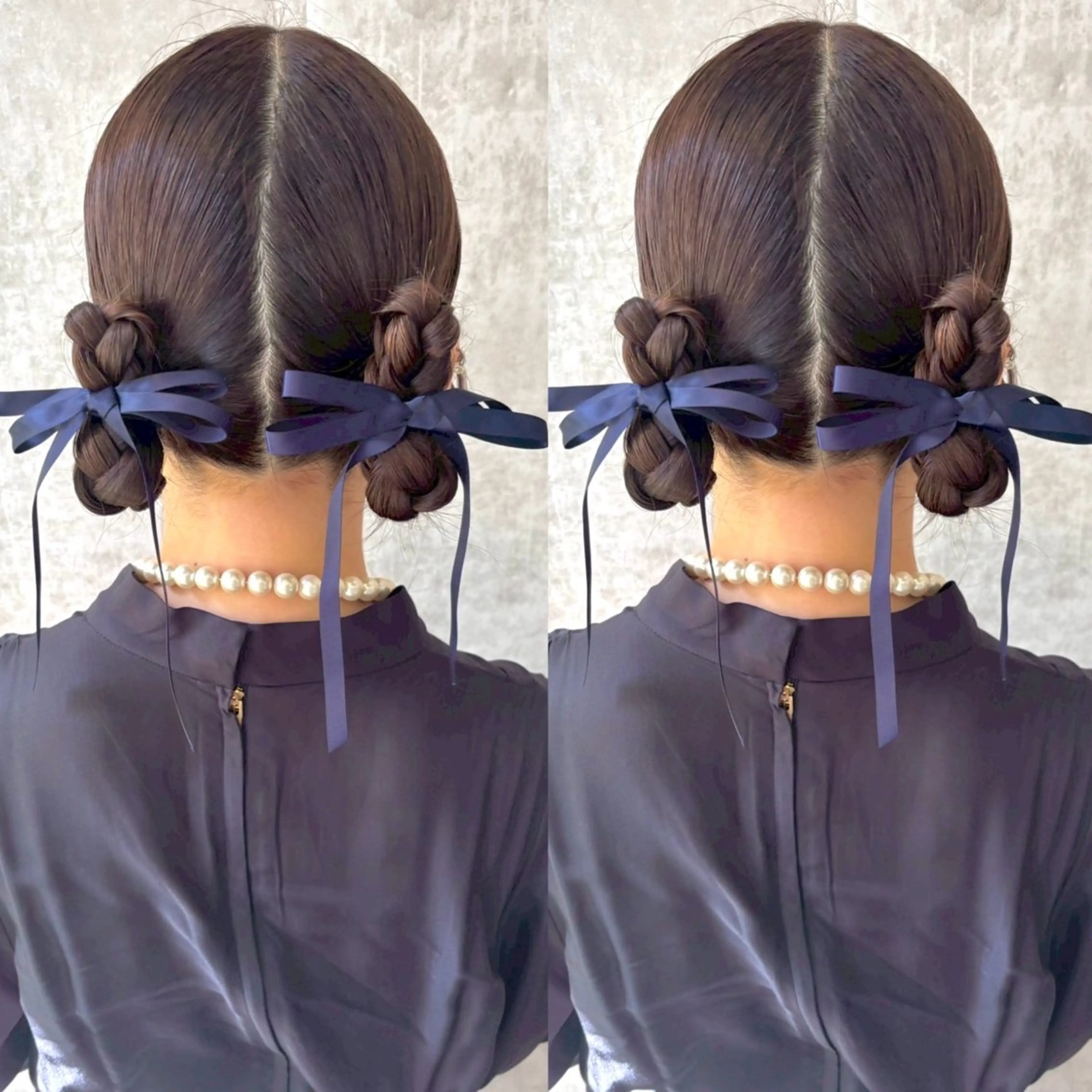 セミロング ヘアアレンジ ヘアセット ヘアメ🎀推しカラー 🥣横浜/しほ🧸のヘアスタイル