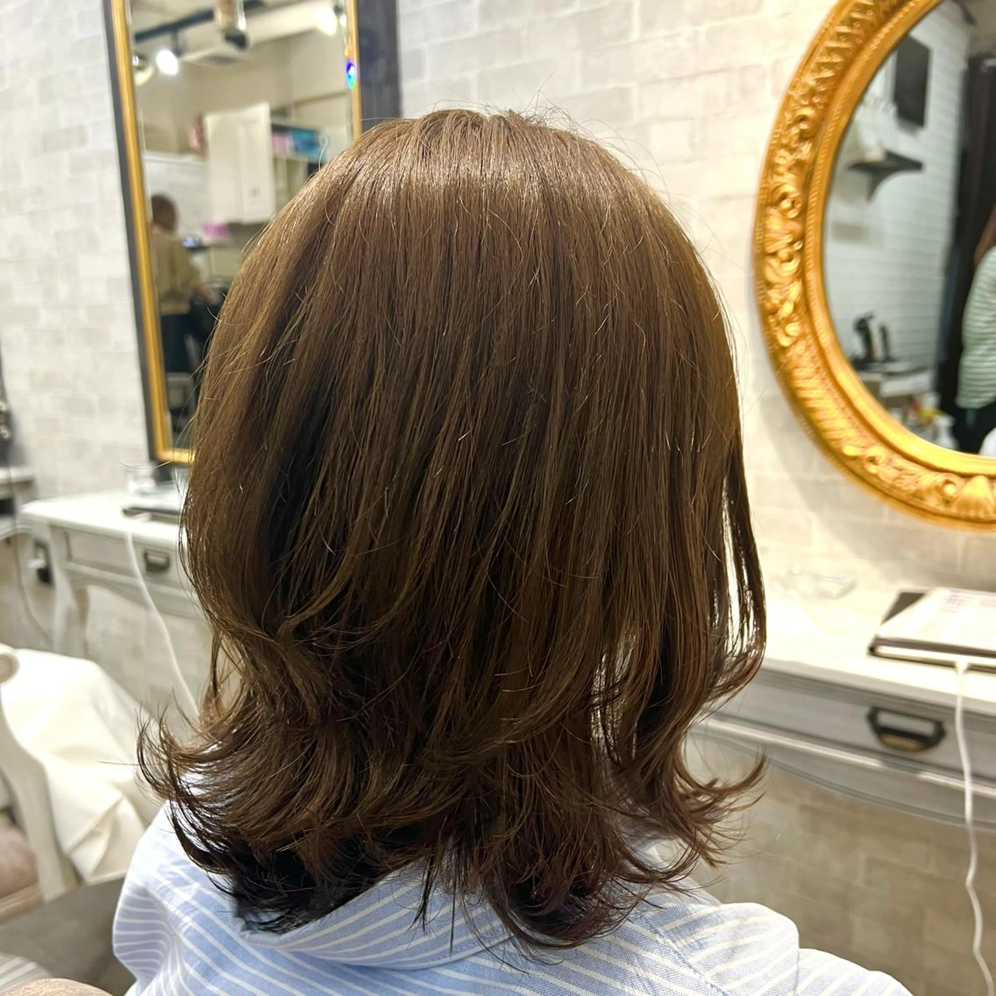 セミロング 🌈 YUUNA🌈のヘアスタイル