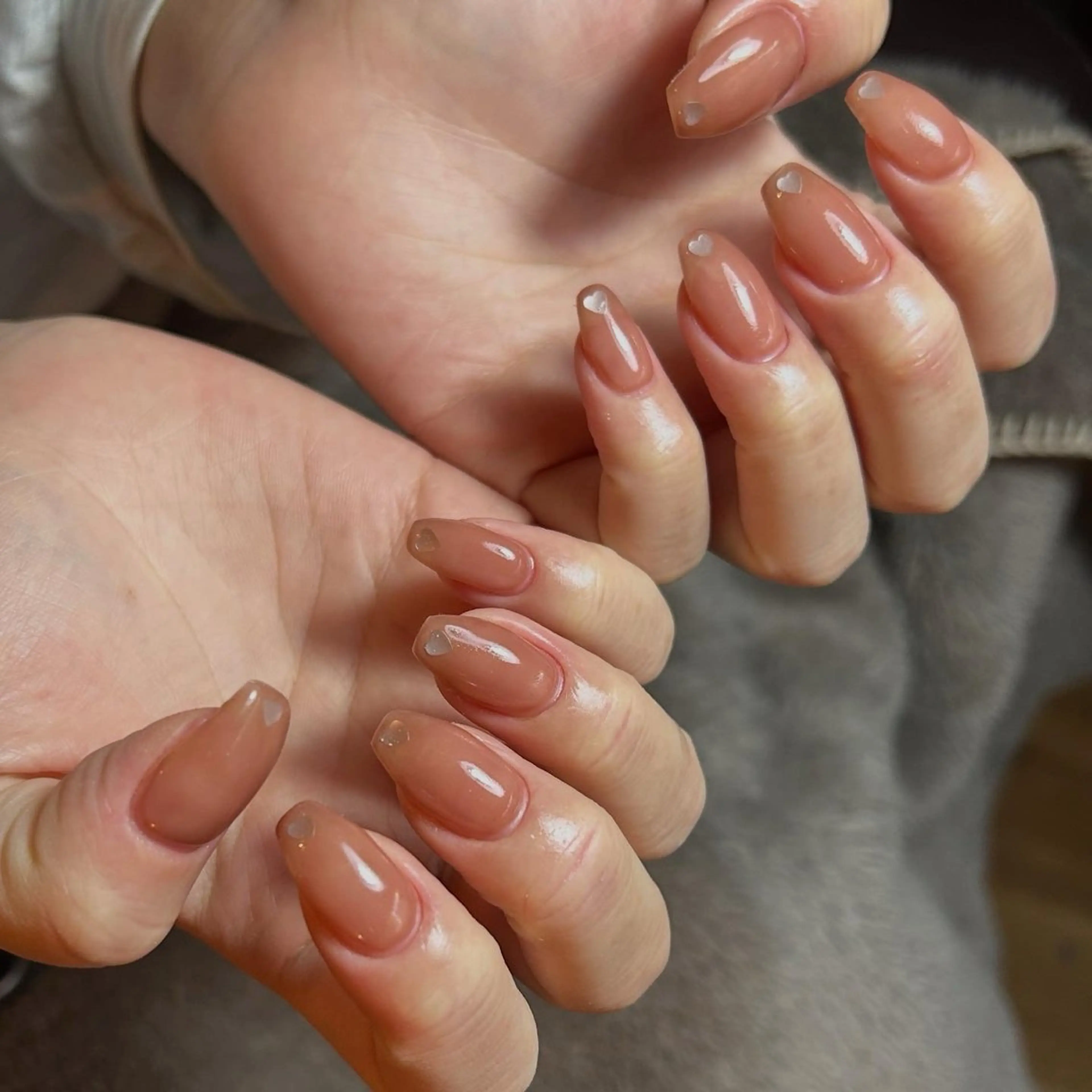 ネイル ハート フリーランス¨̮⃝ ネイリストOKADAのネイルデザイン