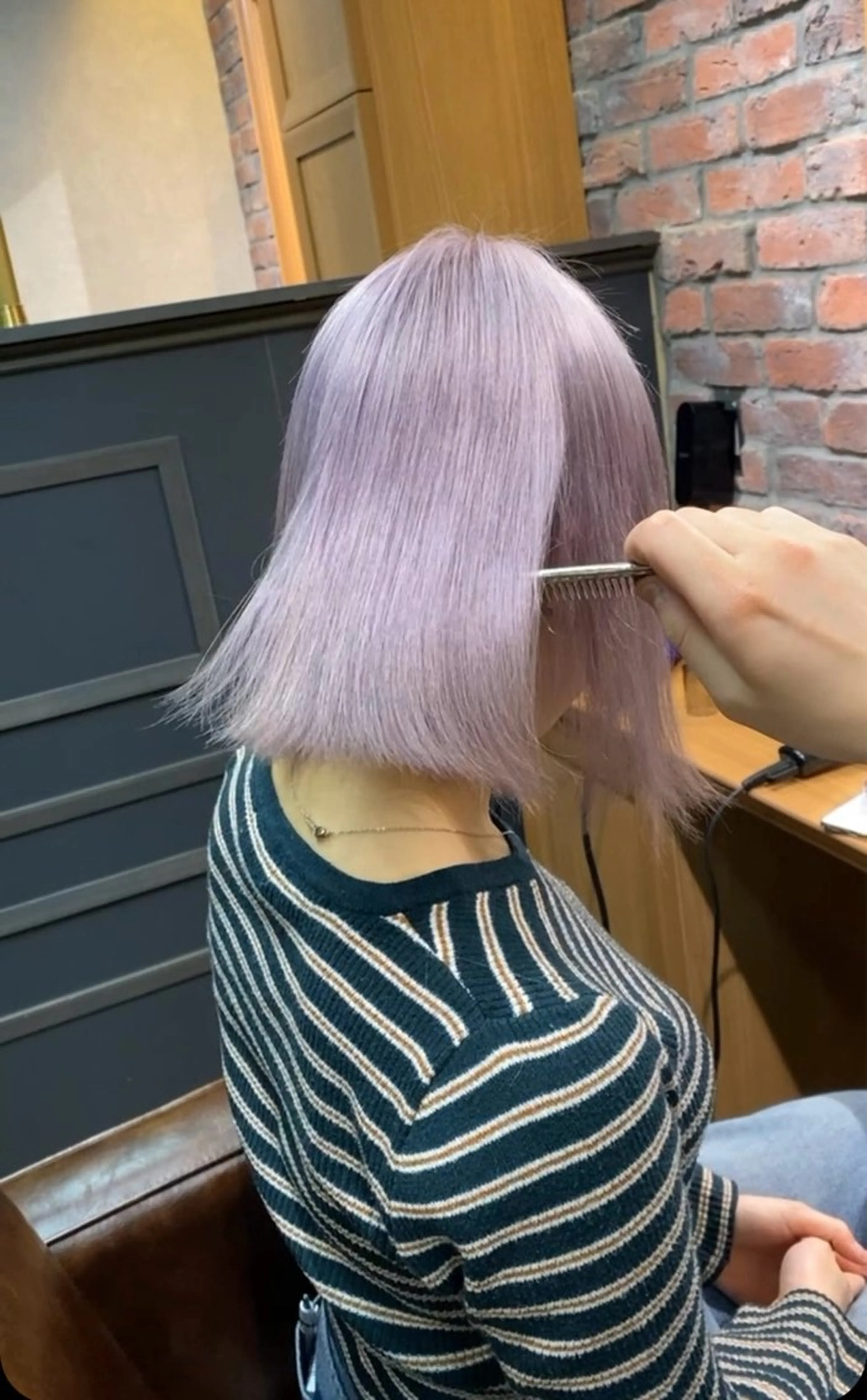 カラー elise所属・SWAN札幌 ハタザワリュートのヘアスタイル