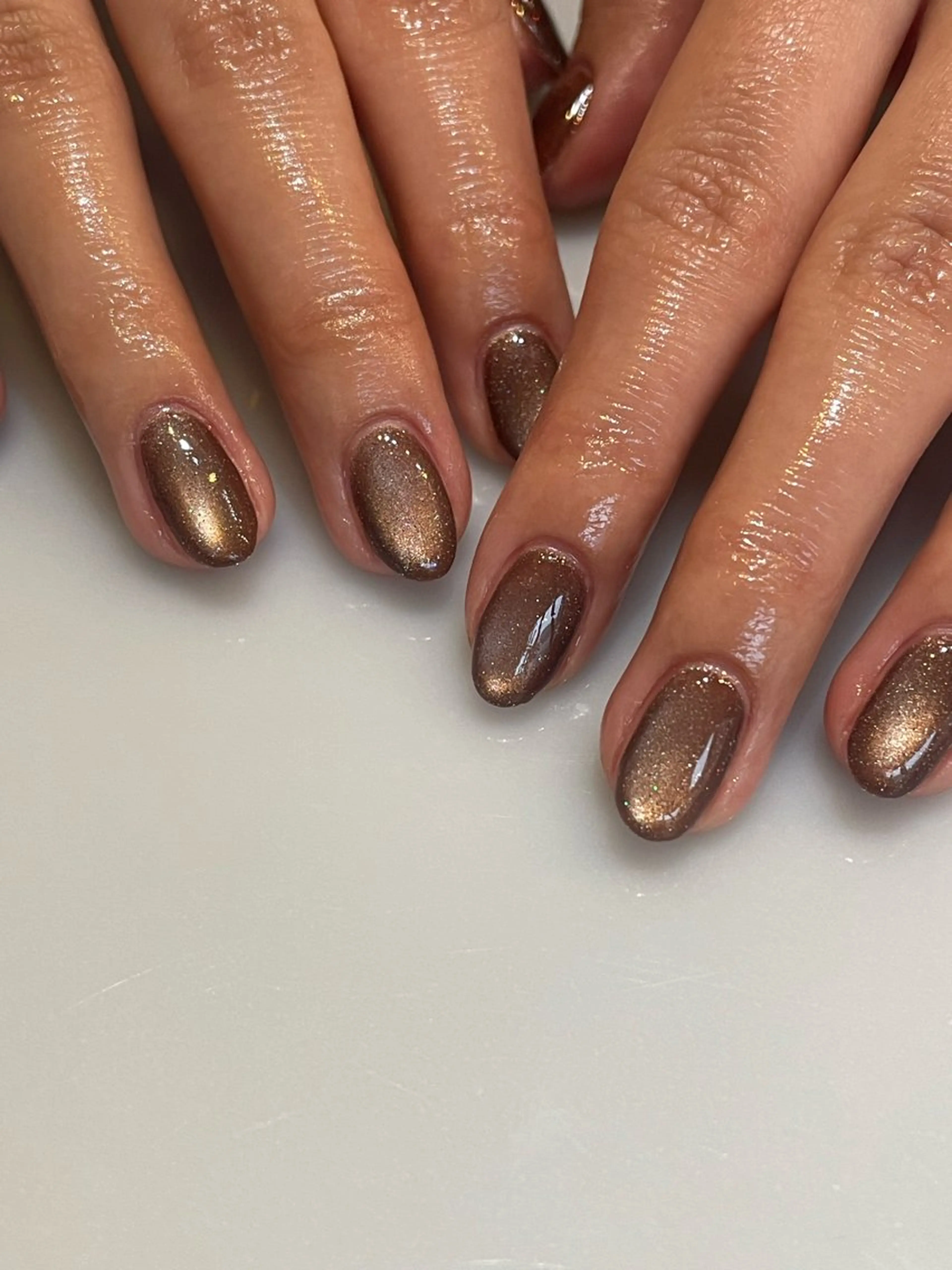 ネイル 氷ネイル・うるうるネイル マグネットネイル Nail salon Relum所属・小林 珠莉のネイルデザイン