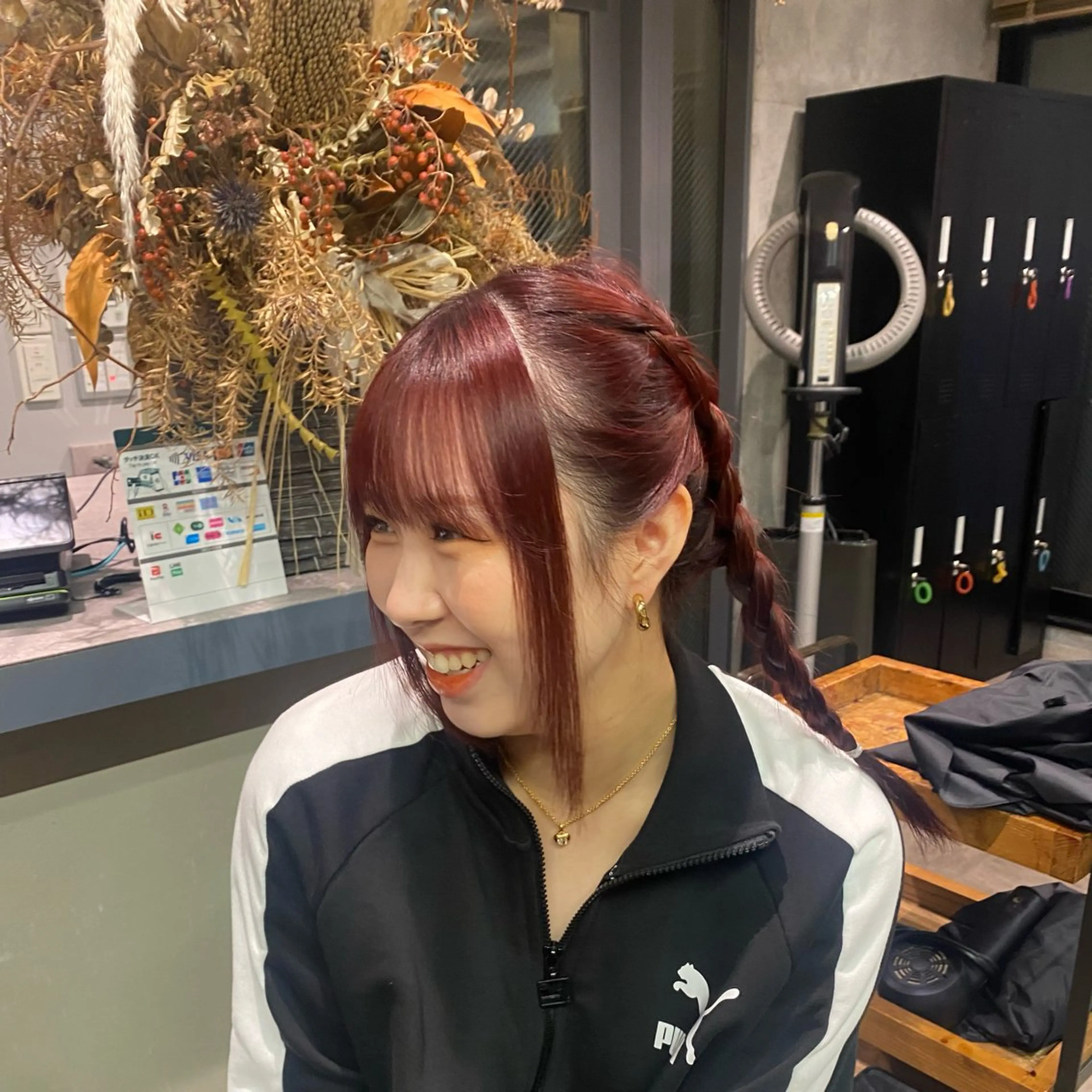 ロング カラー ヘアカラー トリートメント 🩶レイヤーカット 🩶柔らかカラー結愛のヘアスタイル