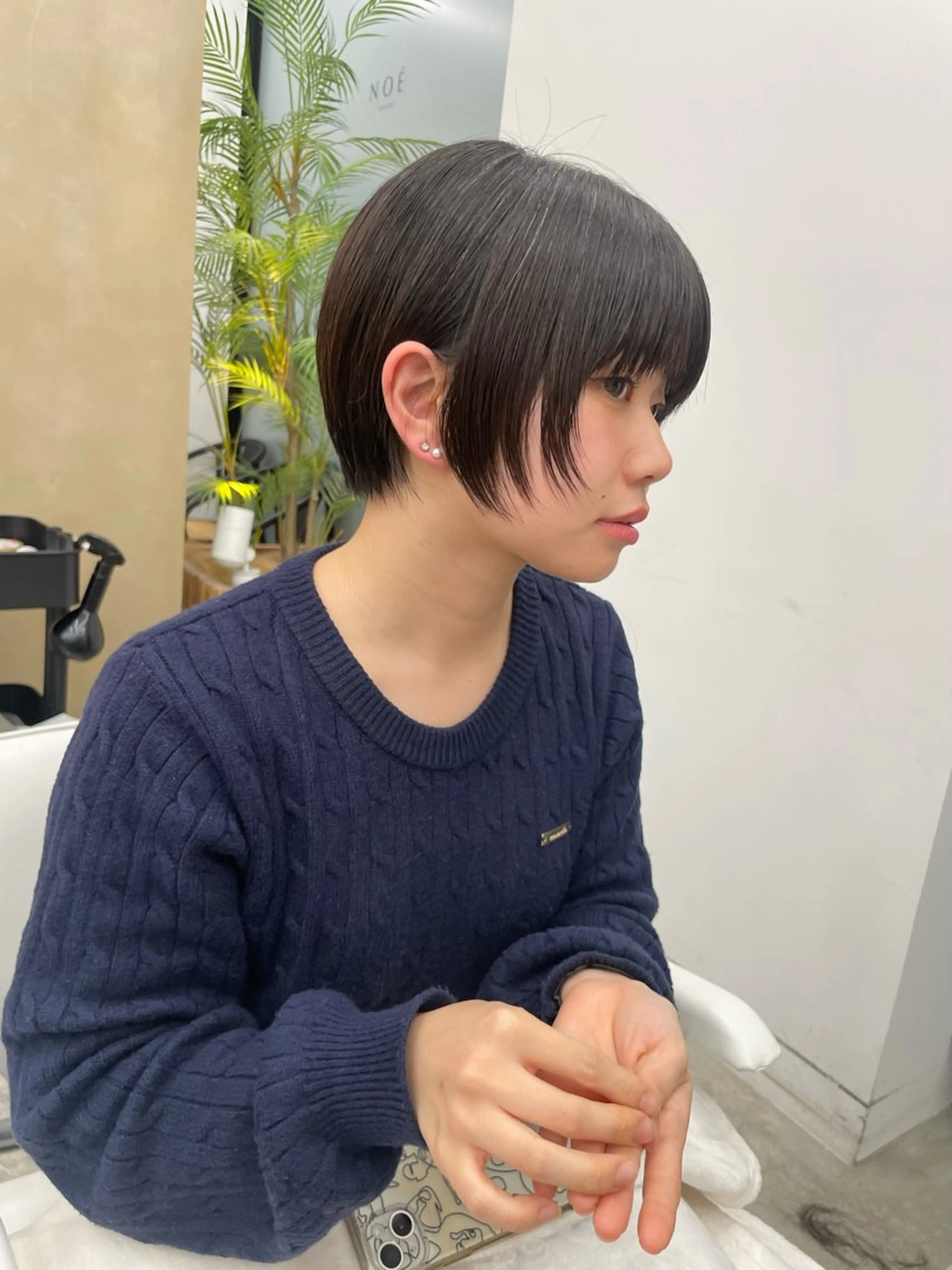 ショート 顔まわりレイヤー 顔周りカット レイヤーカット ショートヘア 🌟満足度No.1/ 似合わせ/AYA🌟のヘアスタイル