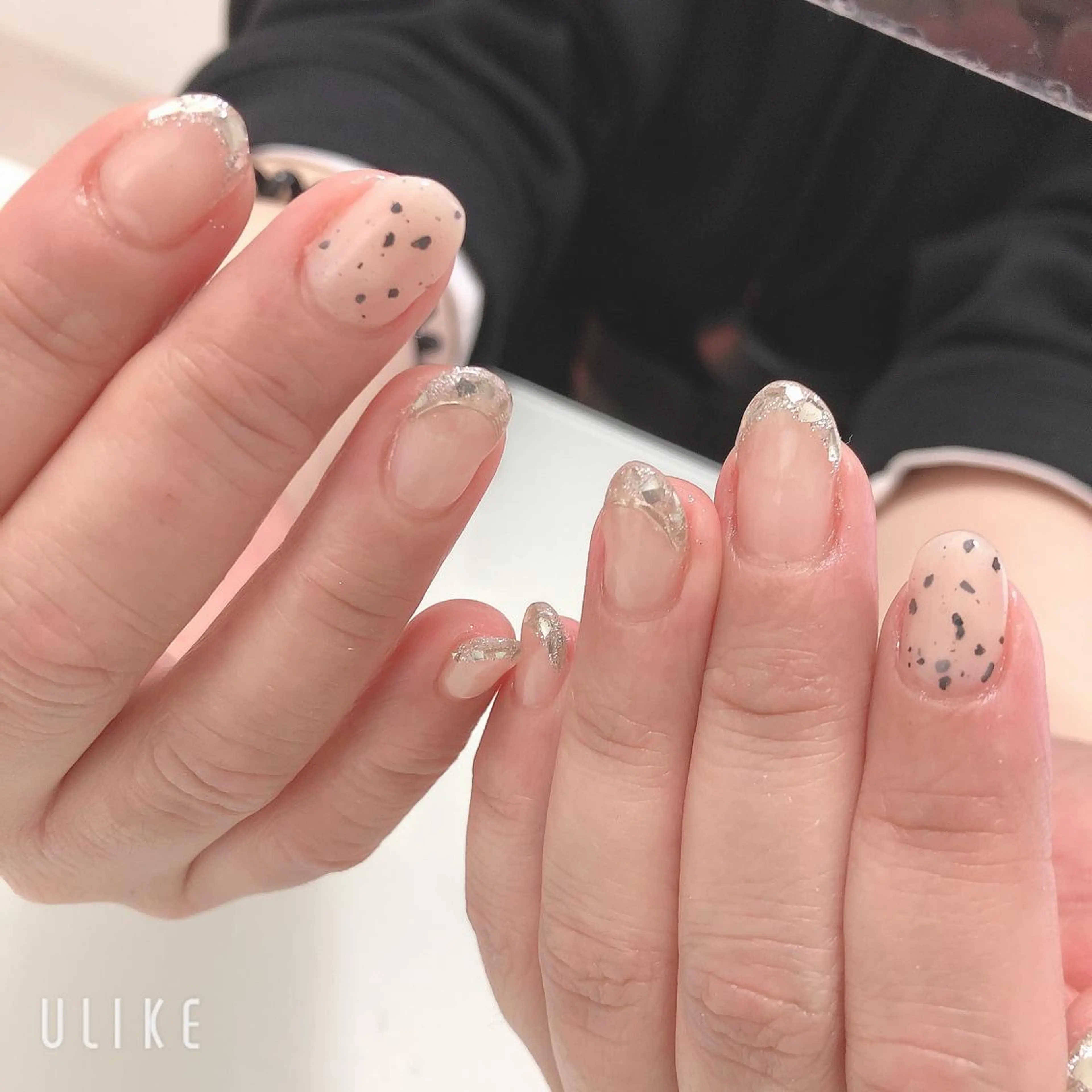 ネイル ジェルネイル 韓国ネイル ミラーネイル 持ち込み ニュアンスネイル Azulsou 廣川愛のネイルデザイン