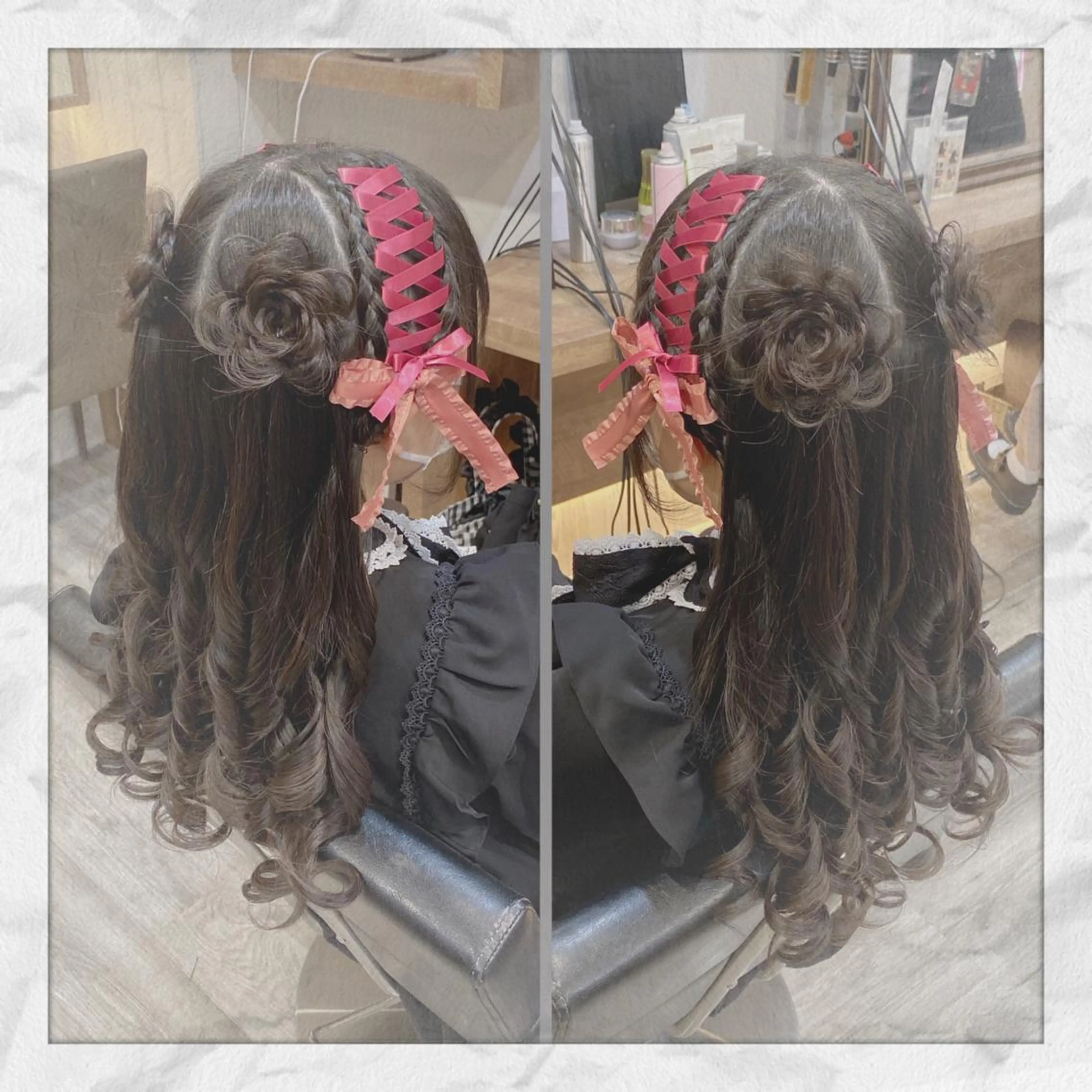 ロング ヘアアレンジ ヘアセット ヘアセット/着付け 𓇼 松本 夏美𓇼のヘアスタイル