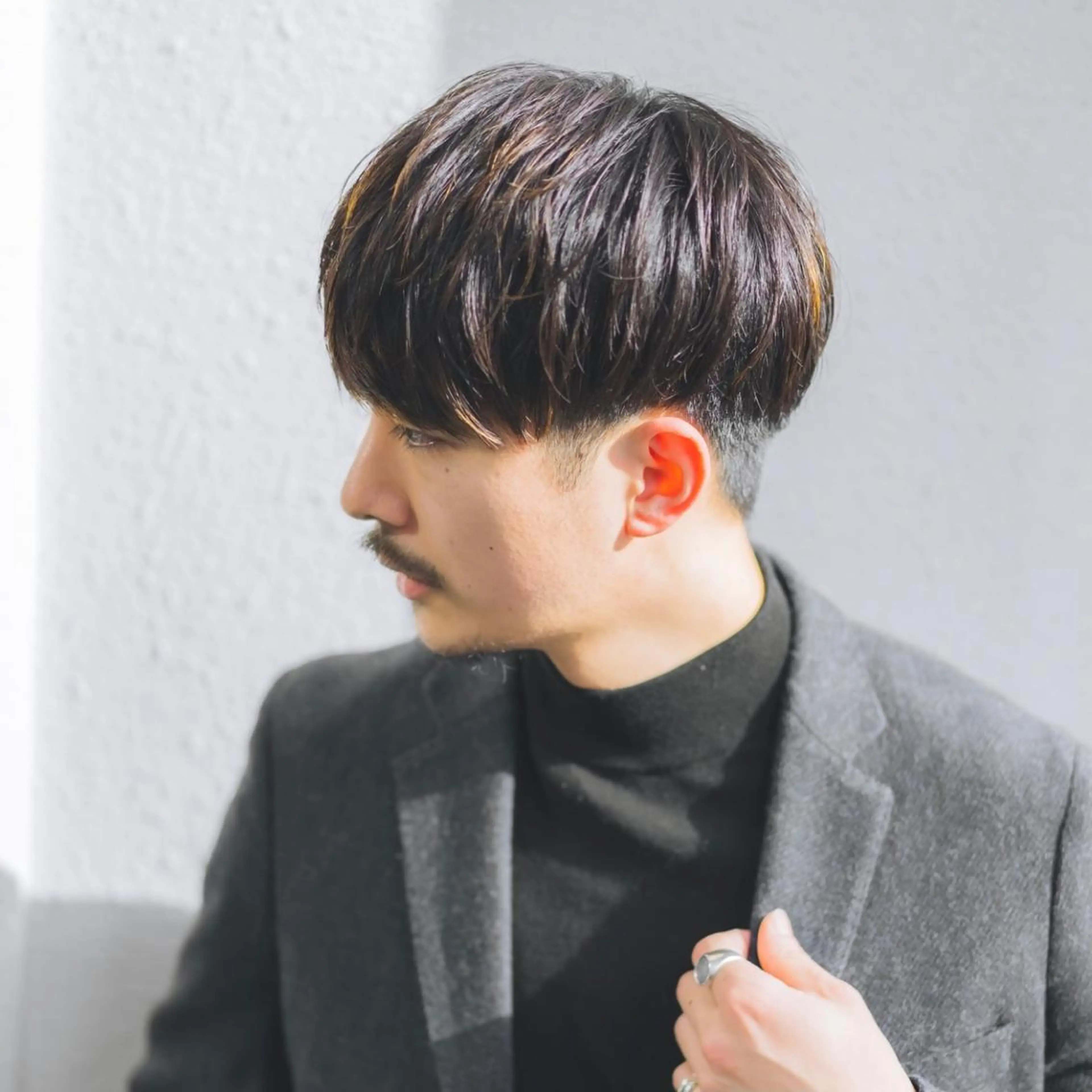 ◆前髪のみOK!☘️◆カット+部分縮毛矯正💈平日限定💈 ※土日祝+1000円の写真