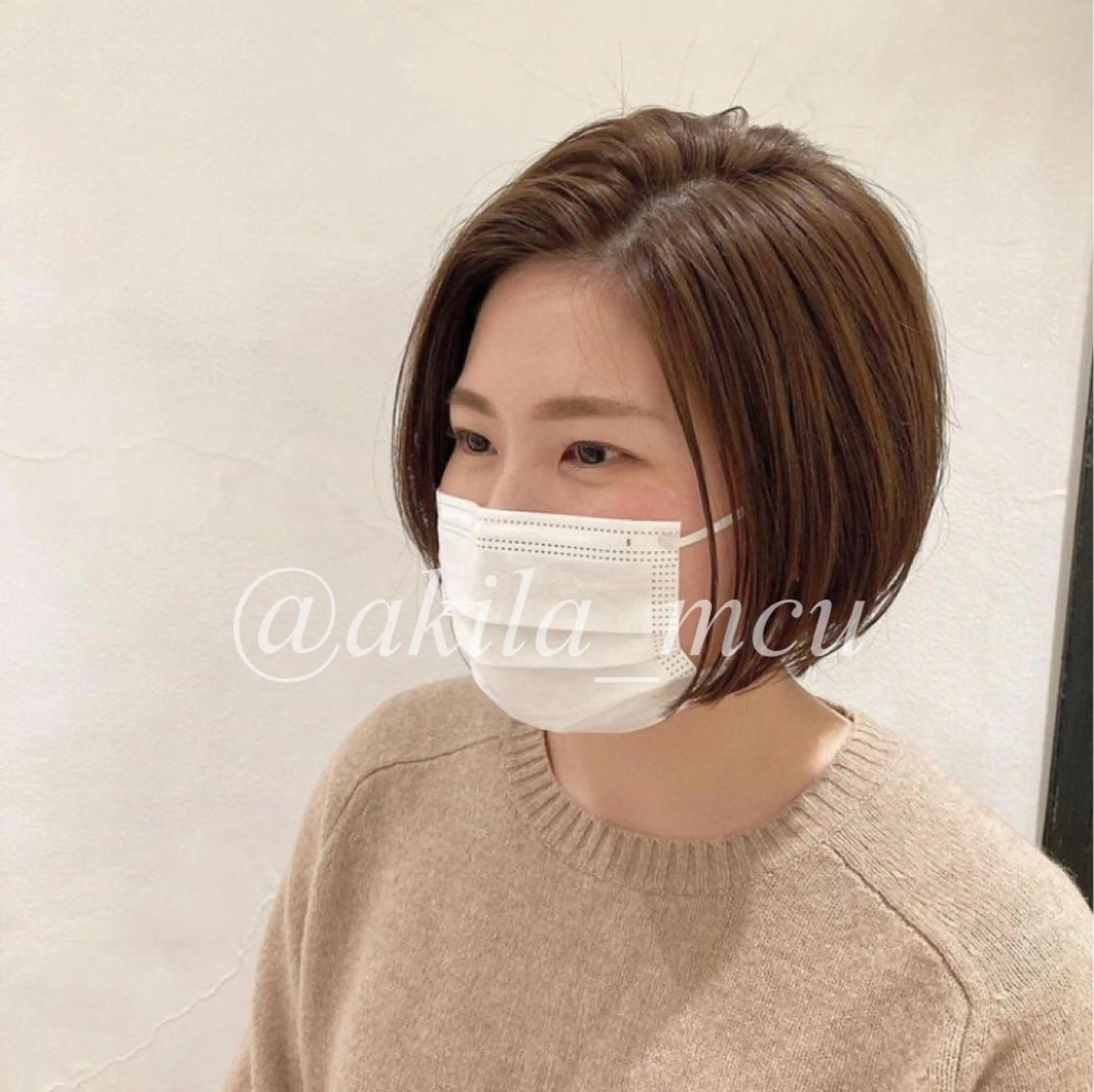 ショート カラー ヘアアレンジ ショートボブ ボブ ショートヘア エグチ アキラのヘアスタイル