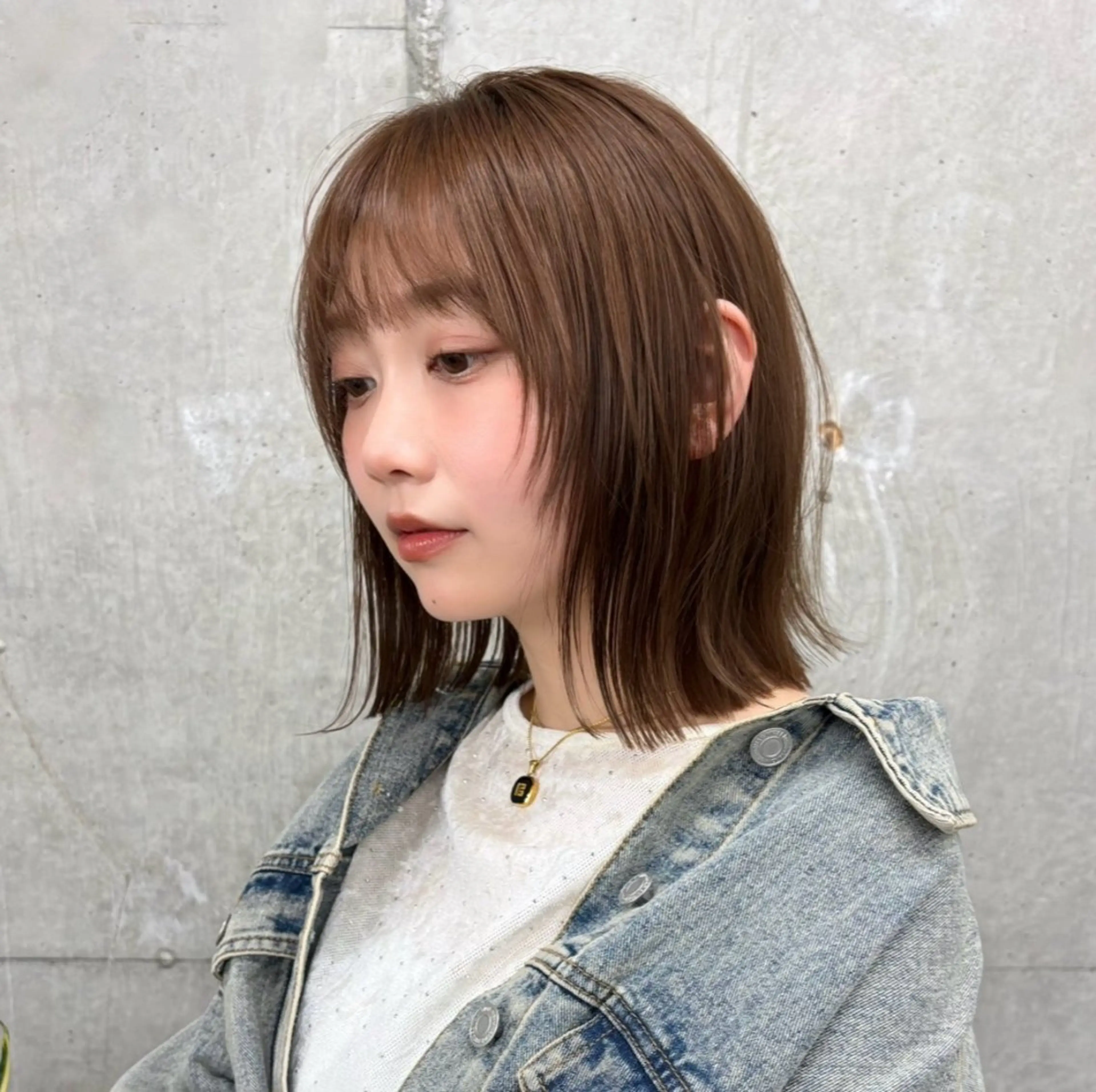 ミディアム ヘアカラー トリートメント 🌷暖色カラー /Mina/渋谷🌷のヘアスタイル