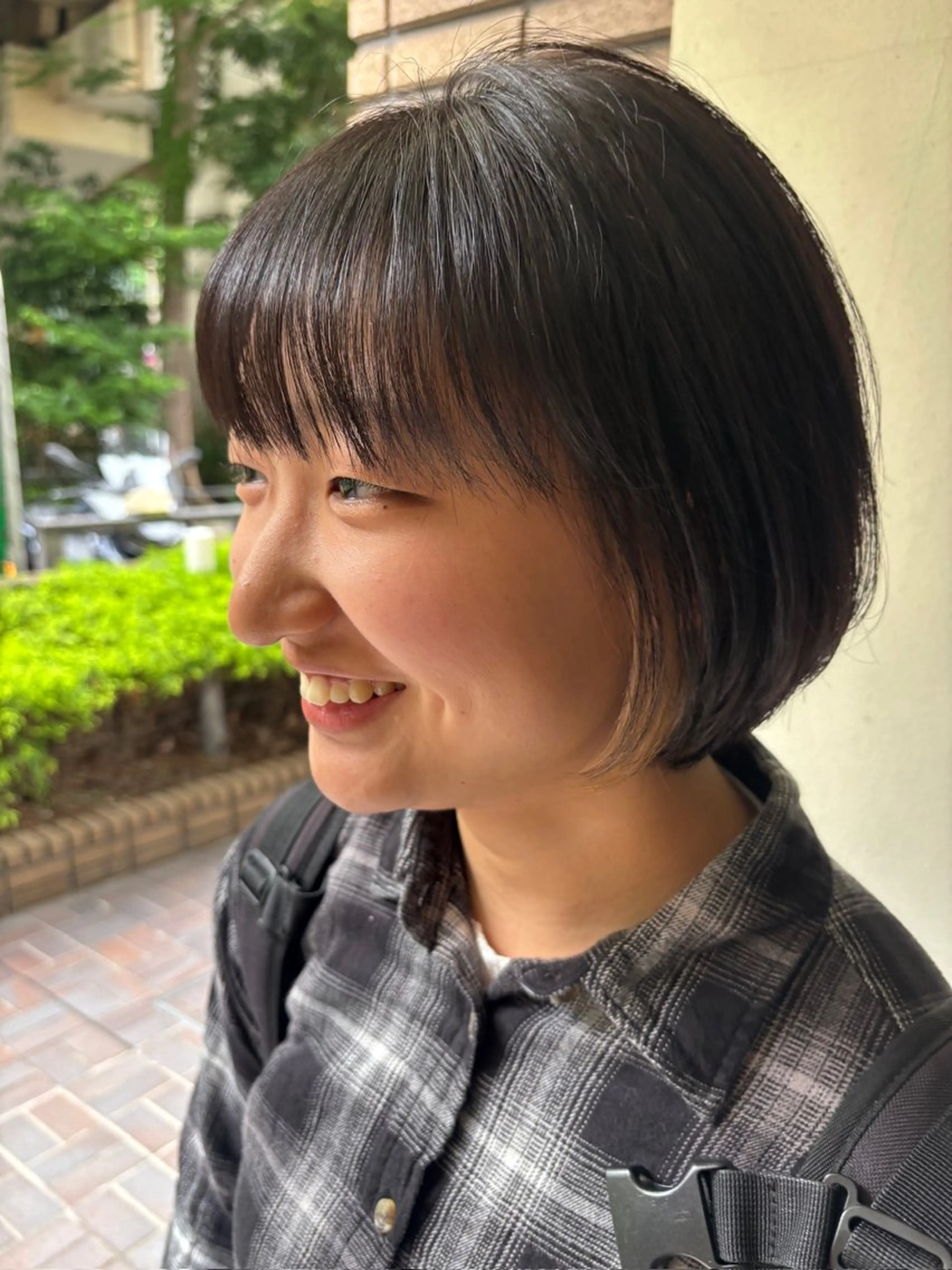 カラー インナーカラー ボブ/レイヤー/ 梅田/天野川奈緒のヘアスタイル