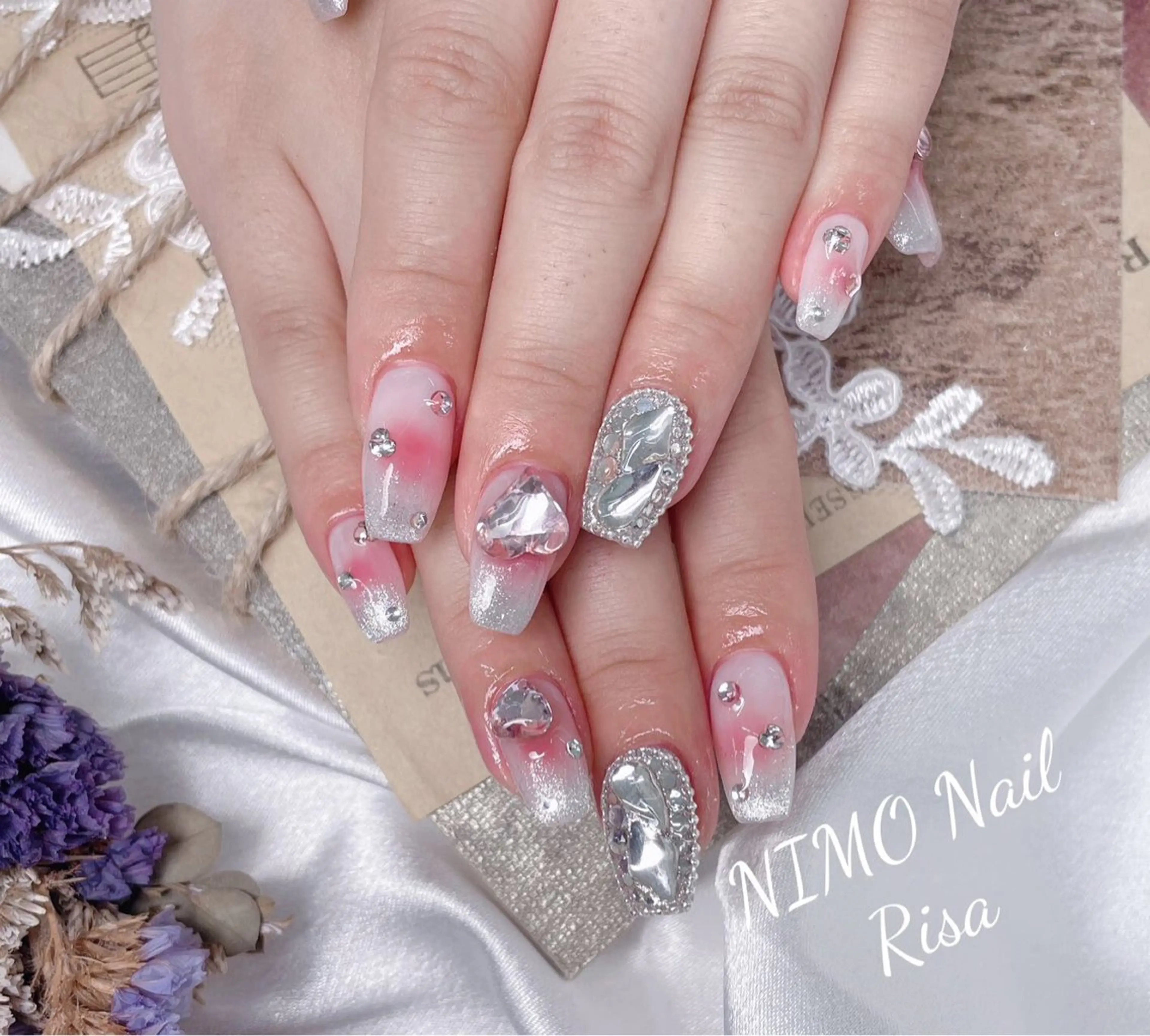 ネイル ハンドネイル RI SA☀️ リサのネイルデザイン