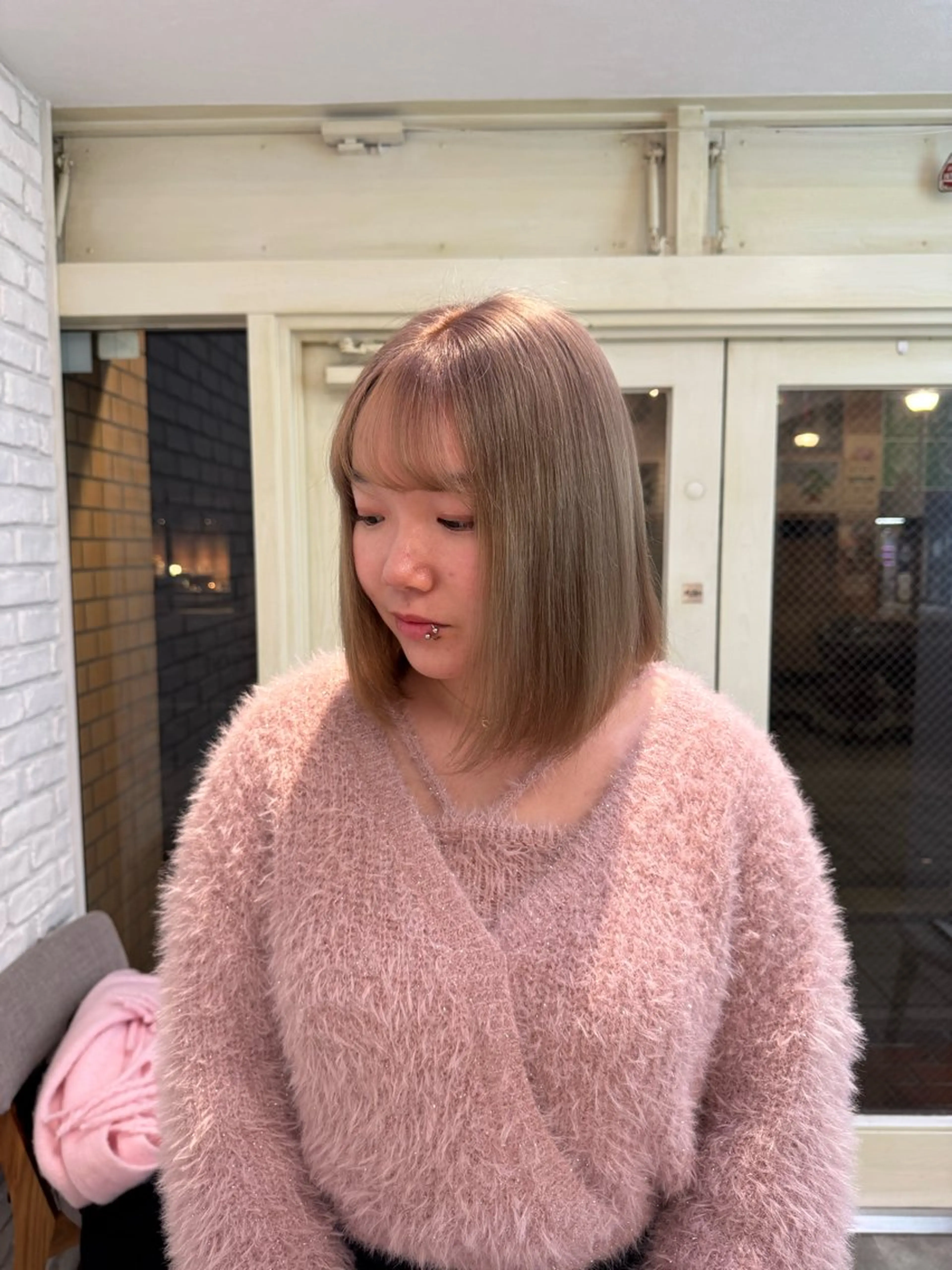 カラー 阿部  ことみ /パーマモデルのヘアスタイル
