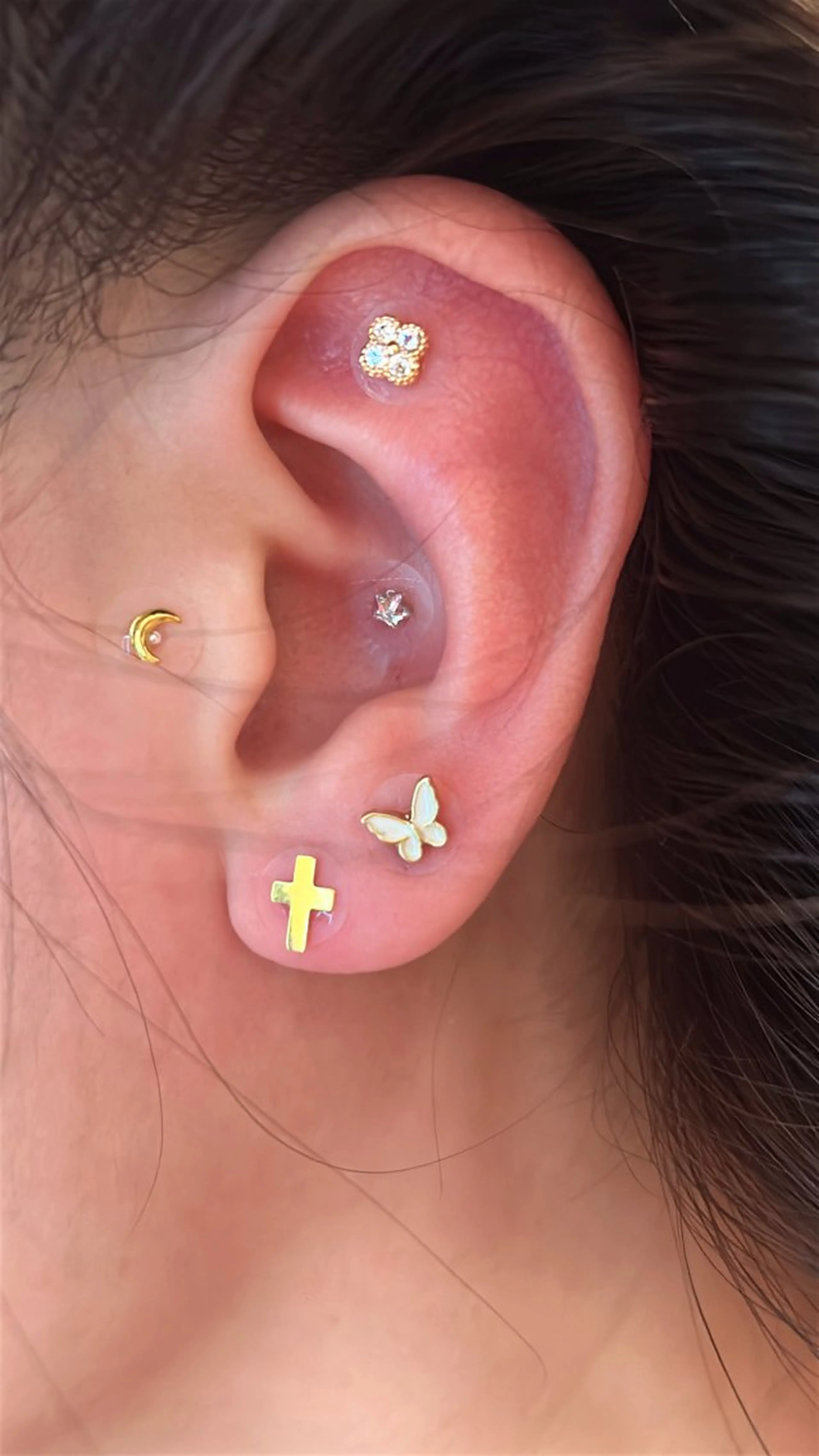 💎耳ツボジュエリー💎10個〔片耳5個〕の写真