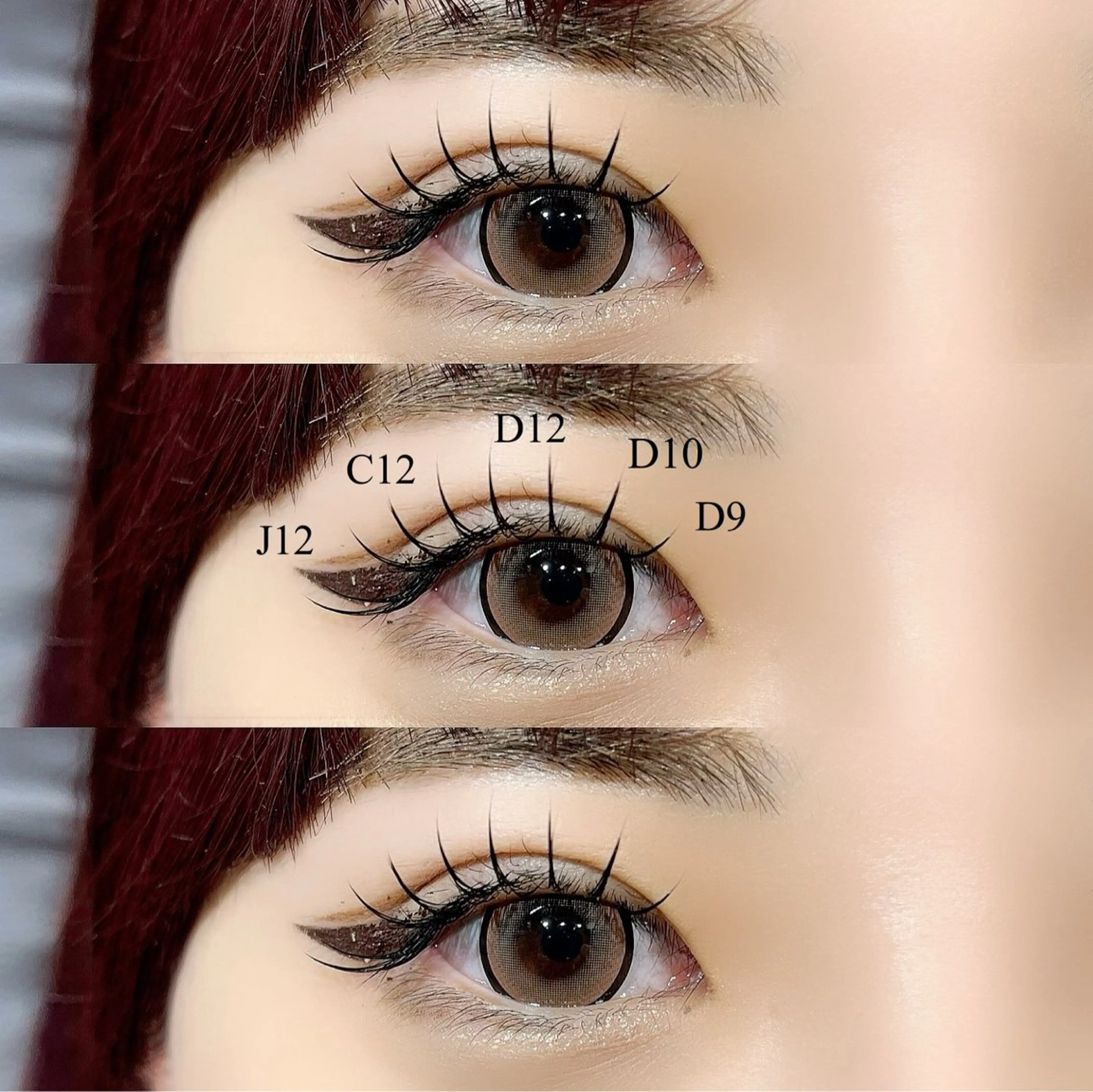 マツエク・マツパ MAQUM𖤐 Satsumiのマツエク・マツパデザイン