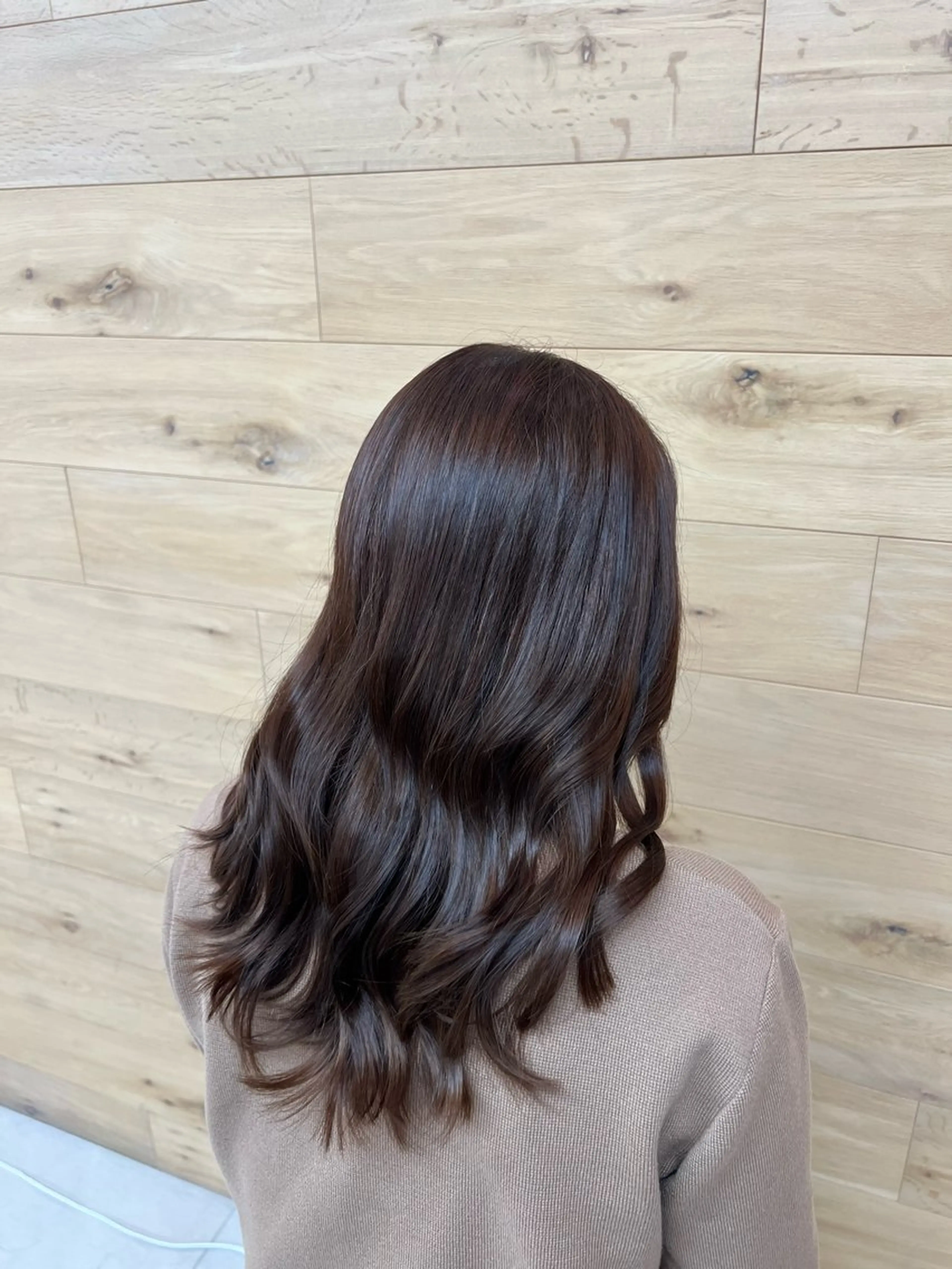 セミロング ふわモテ/艶カラー yuki♡♡のヘアスタイル