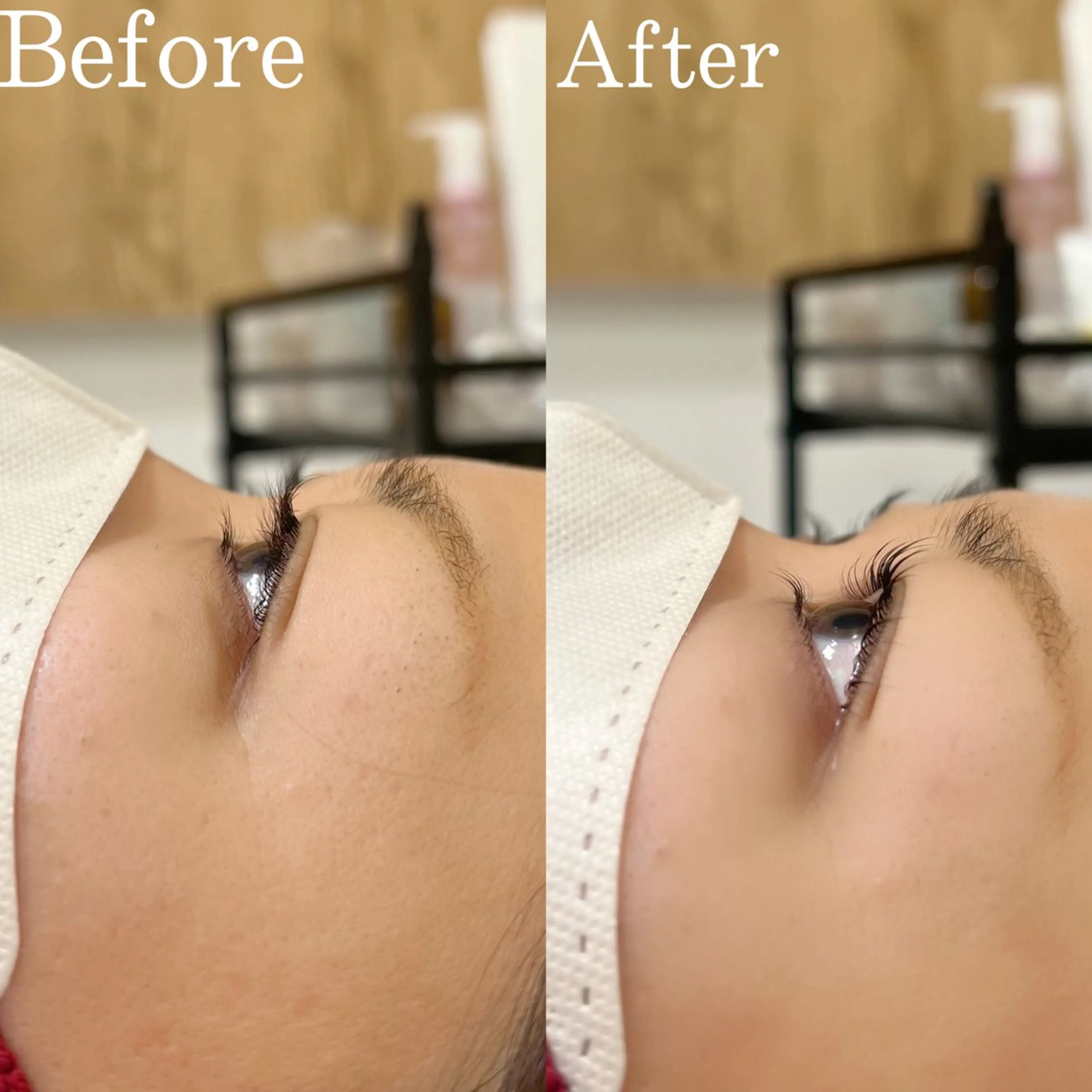 パリジェンヌラッシュリフト+下まつげパーマ(3回目以降ずっと)の写真