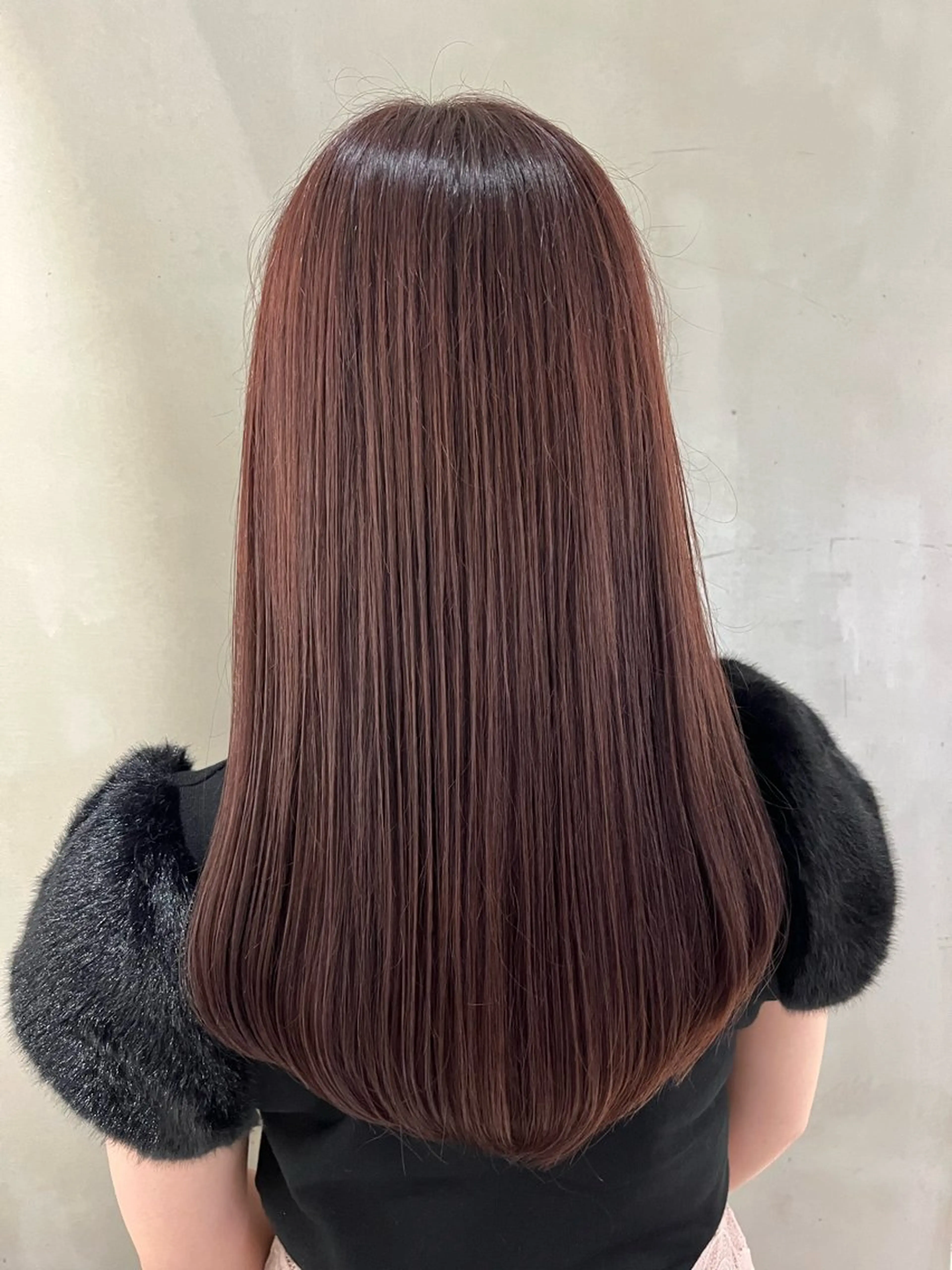 セミロング カラー ブラウンカラー ラベンダーカラー パープルカラー ヘアカラー トリートメント Larry🌼中下 美香のヘアスタイル