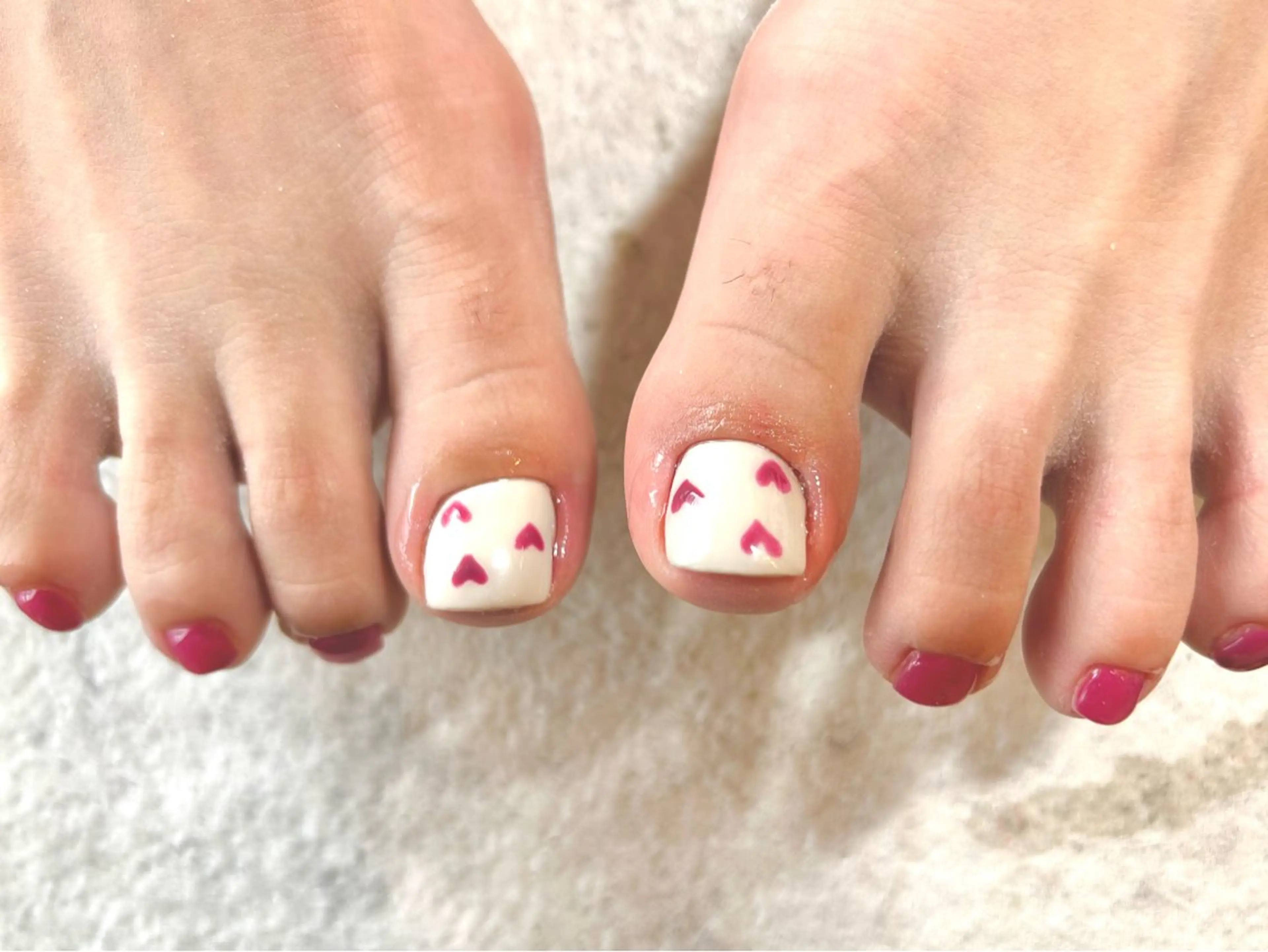 ネイル フットネイル Arco Iris 告瑠莉のネイルデザイン