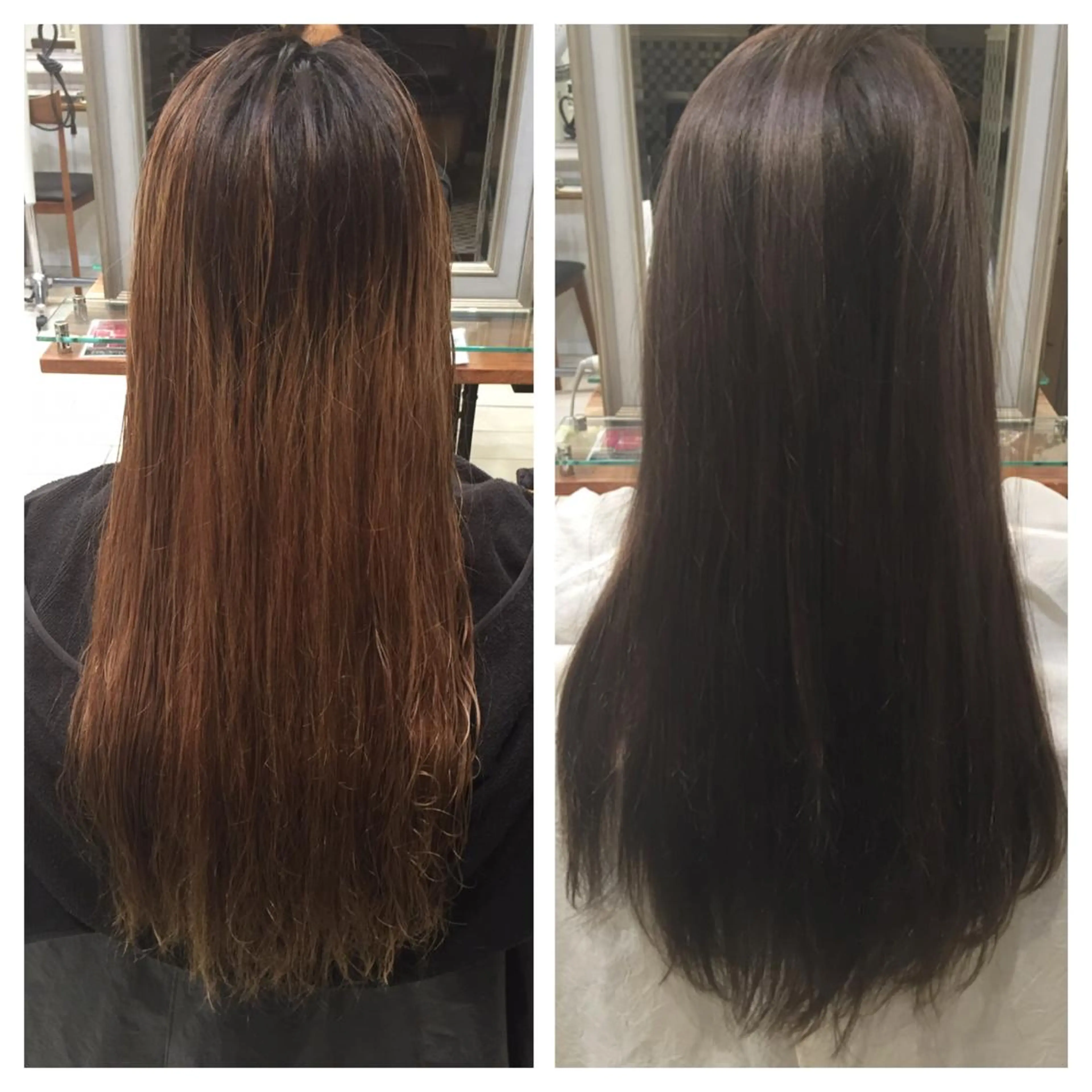 セミロング ロング アッシュ ハイライト 透明感・艶カラー/ 坂田友梨奈のヘアスタイル