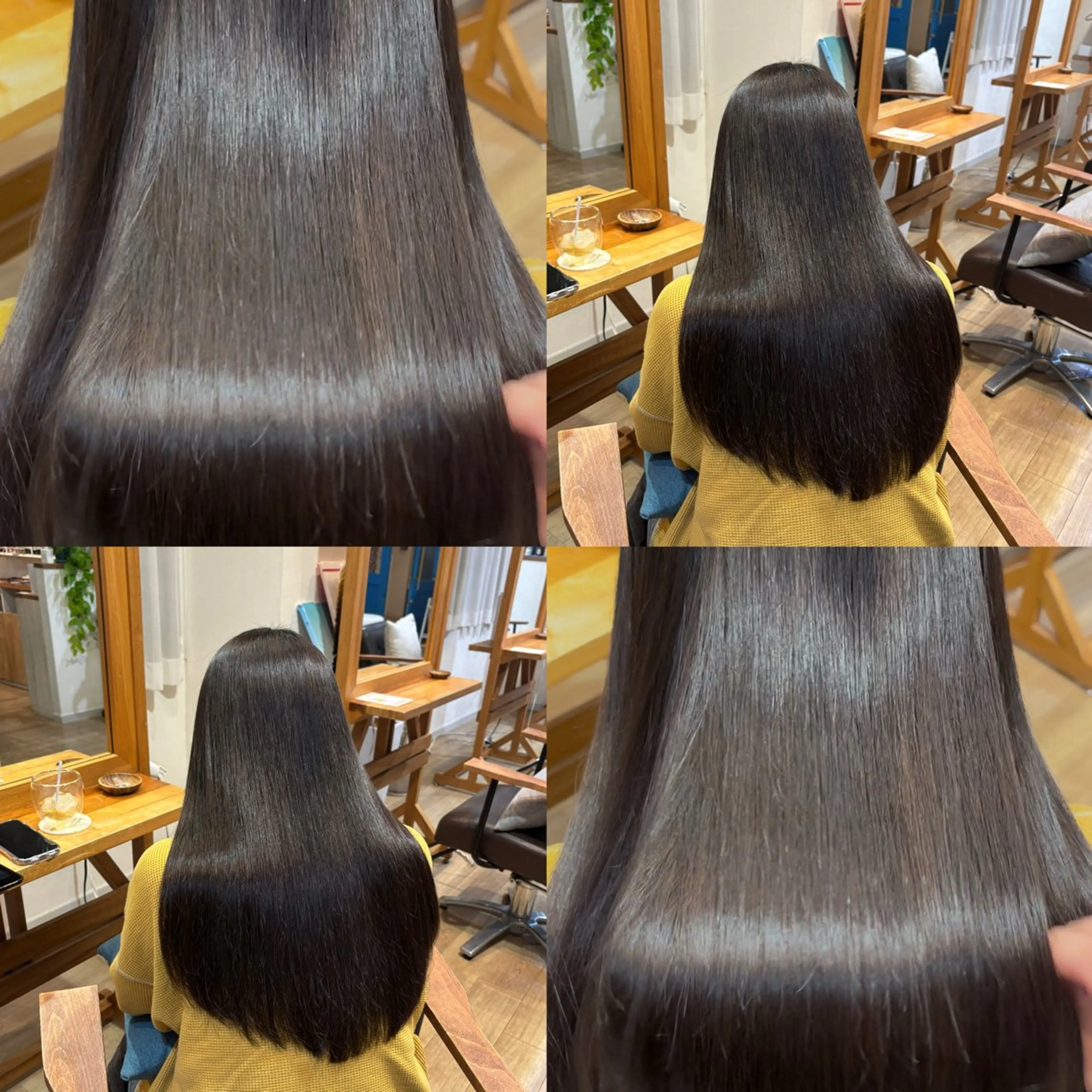 ロング カラー 透明感カラー グレージュ カット ヘアカラー トリートメント ヘッドスパ RINNO🌷艶髪/ 艶カラー/縮毛矯正のヘアスタイル