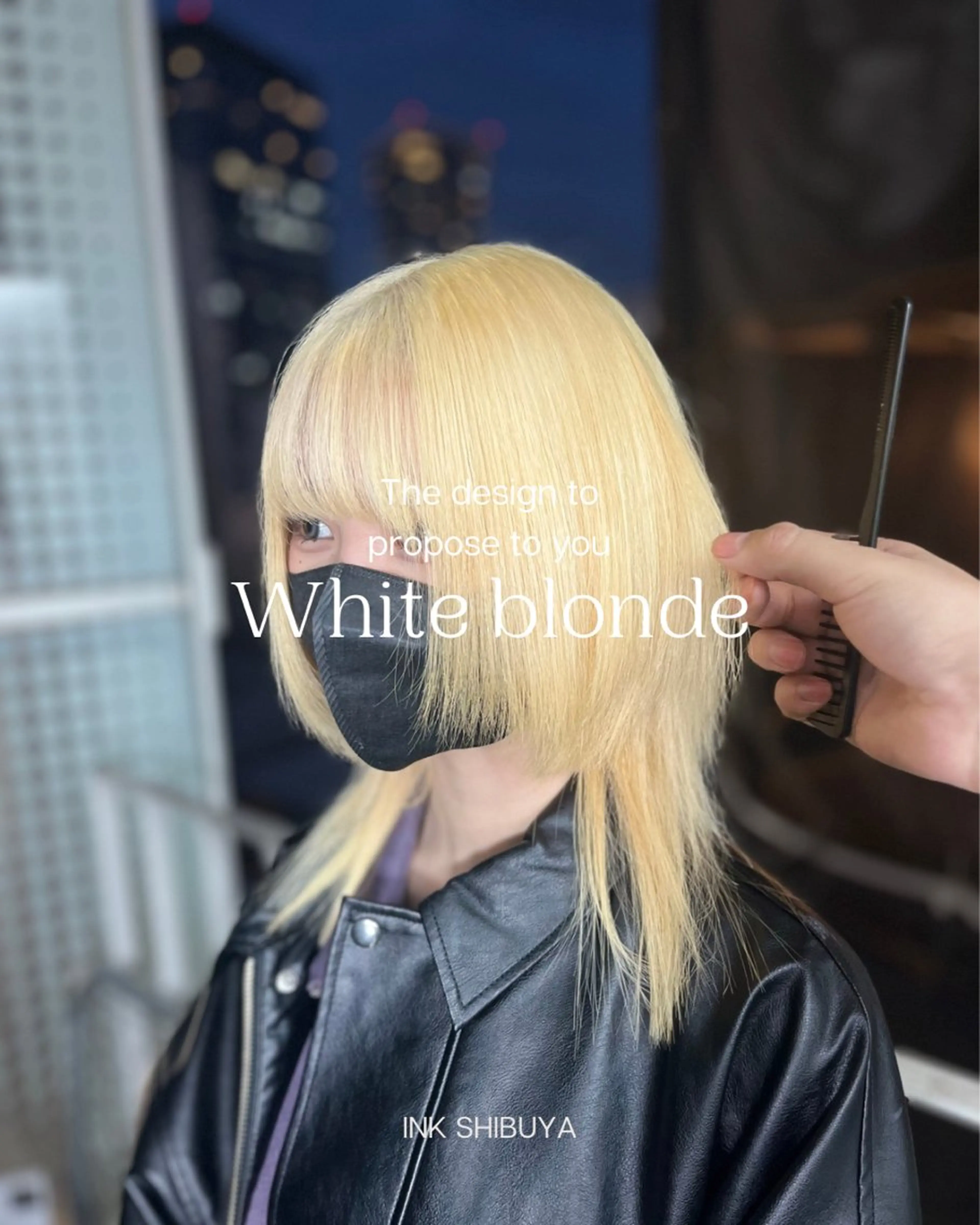 ミディアム カラー カット ヘアカラー トリートメント ヘアセット 個性派ウルフ/メンズ /ブリーチ/渋谷のヘアスタイル