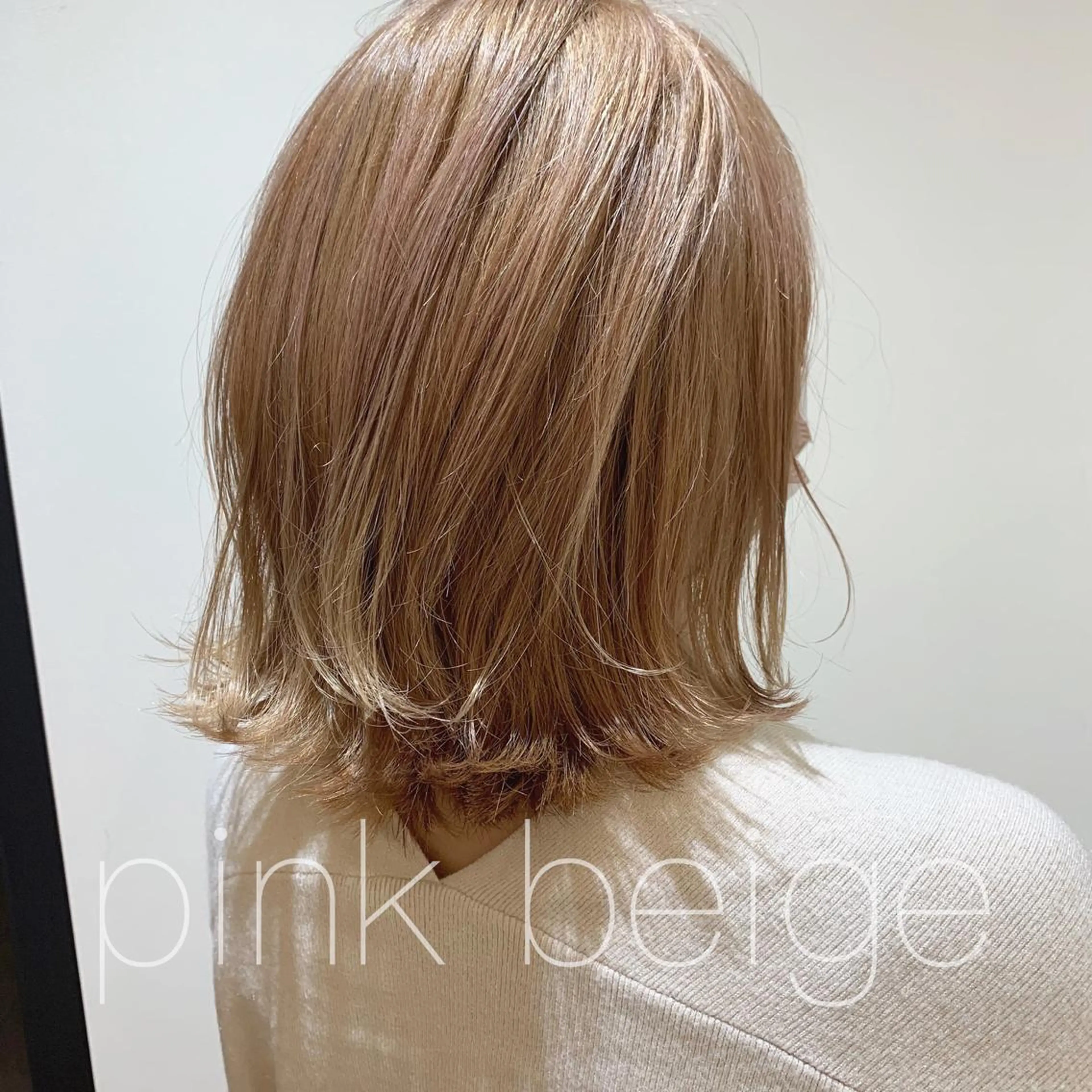 ミディアム 透明感カラー 金村真子のヘアスタイル