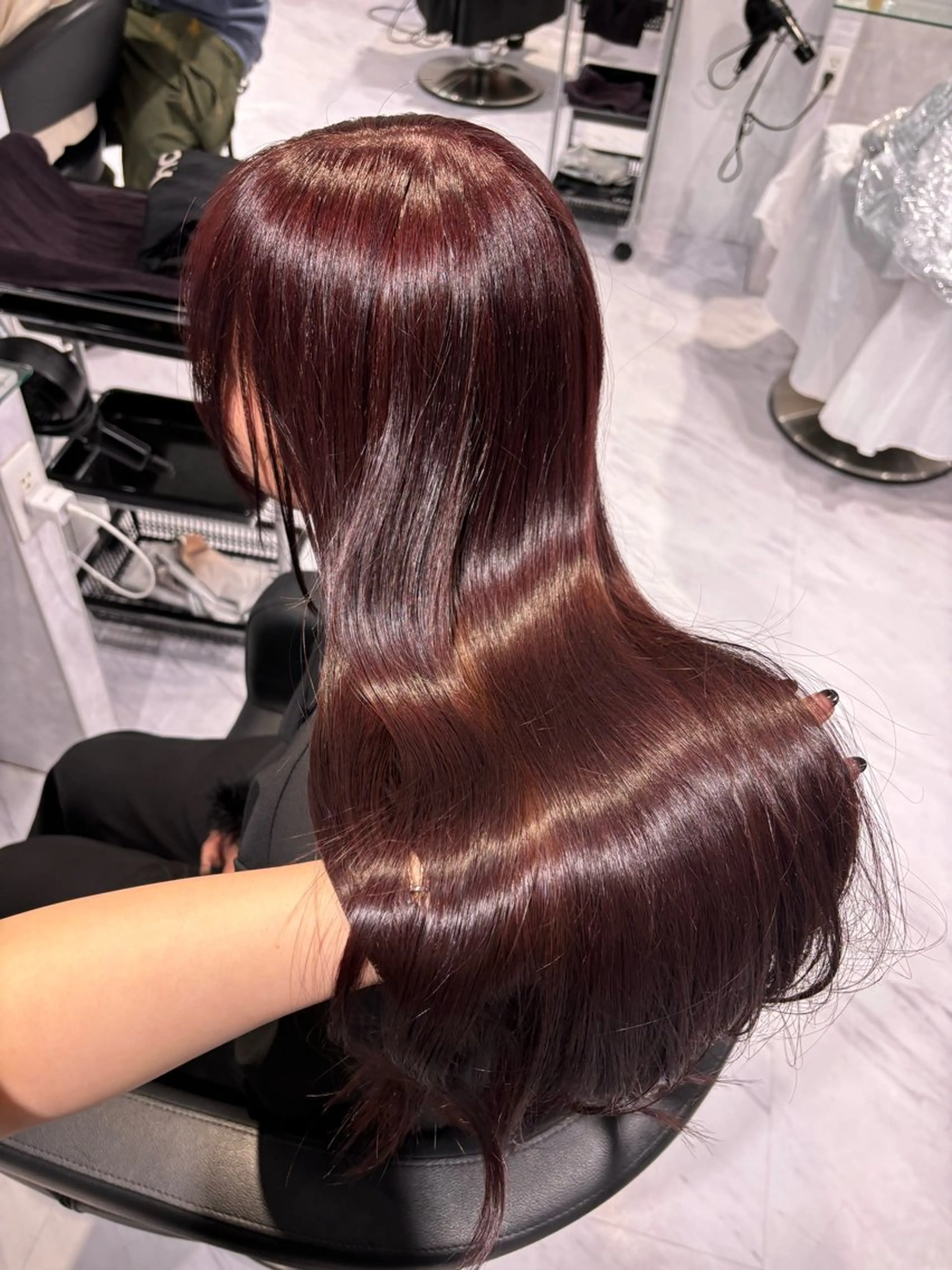 ロング カラー 表参道♡暗髪♡ 艶カラー♡アユミのヘアスタイル