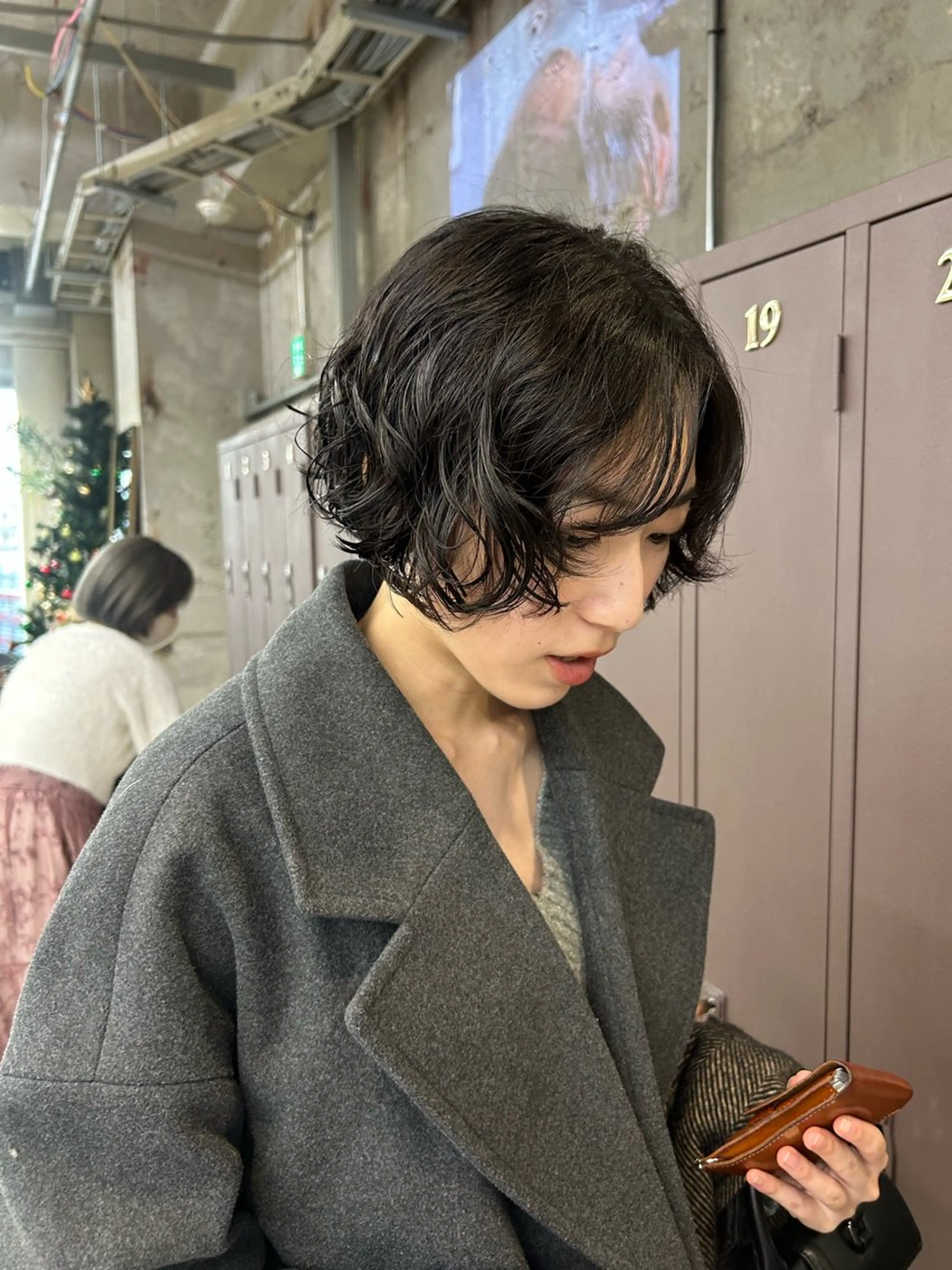 ショート パーマ ショートヘア カット パーマ 伊藤ほのか/パーマ /酸性ストレートのヘアスタイル