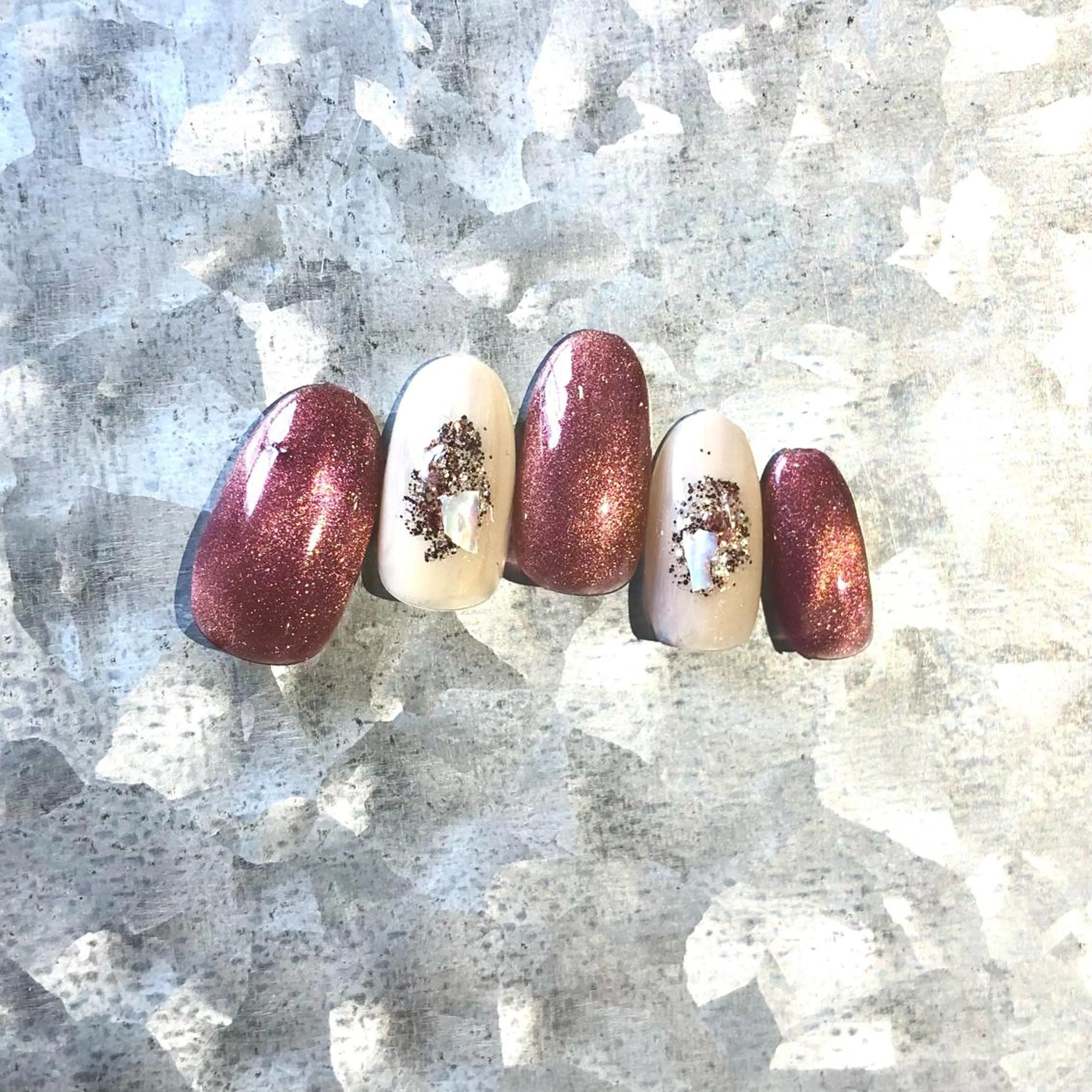 ネイル マグネットネイル TRAM-nail moriizumiのネイルデザイン