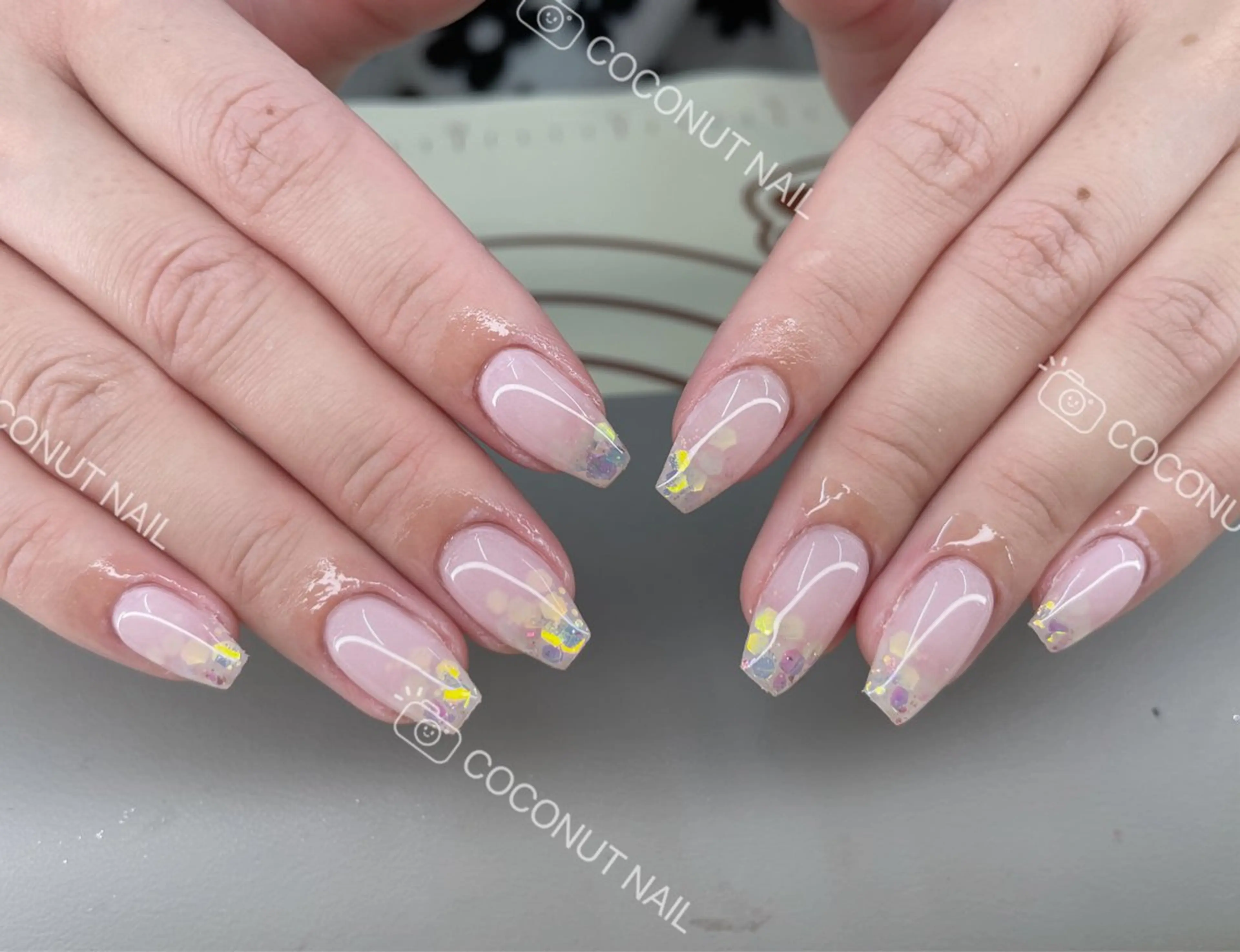 ネイル ハンドネイル 神田 ココナッツのネイルデザイン