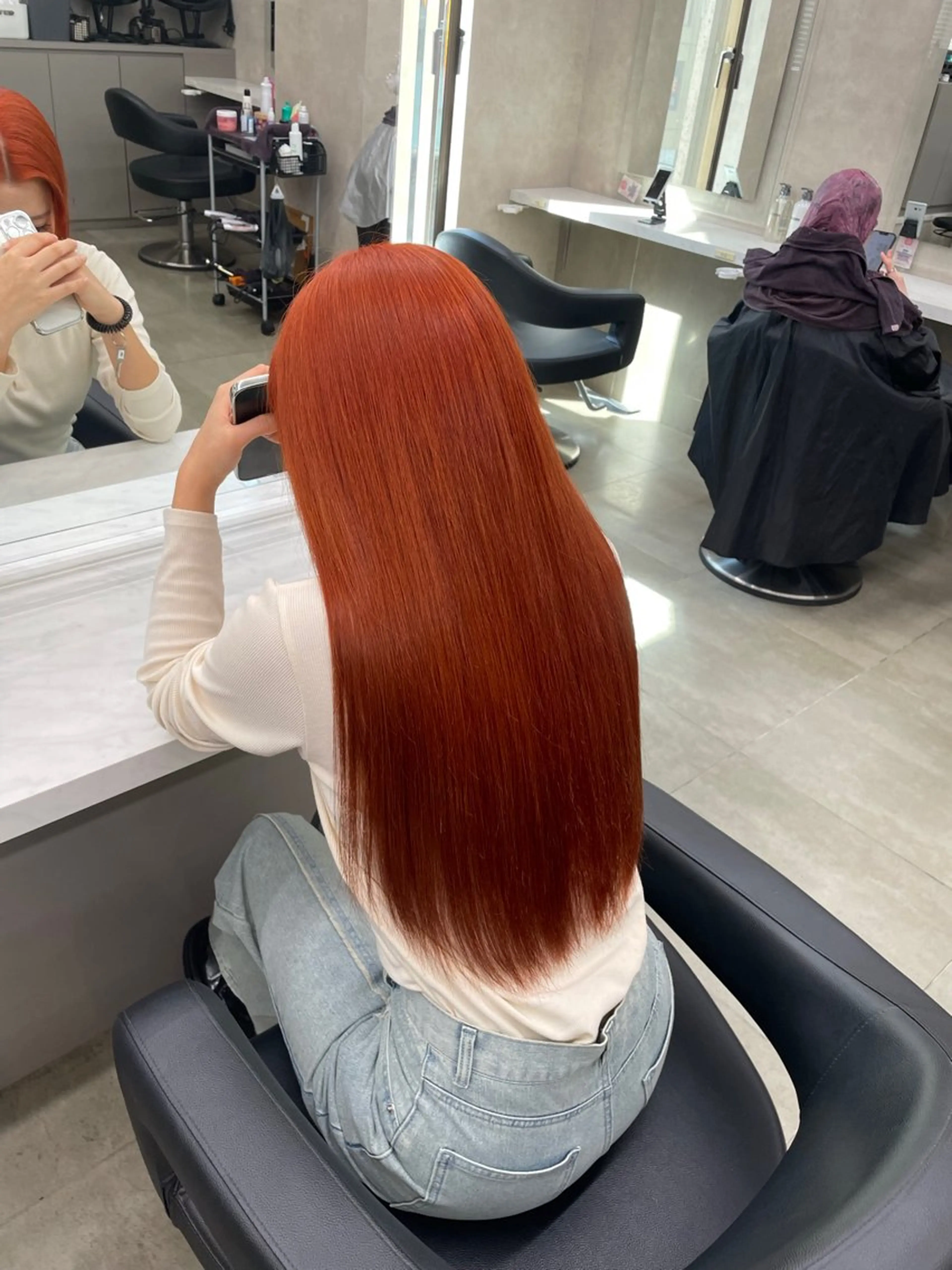 ロング カラー ヘアアレンジ ヘアカラー トリートメント ヘアセット 💗横浜美容室 💗HARUNAのヘアスタイル