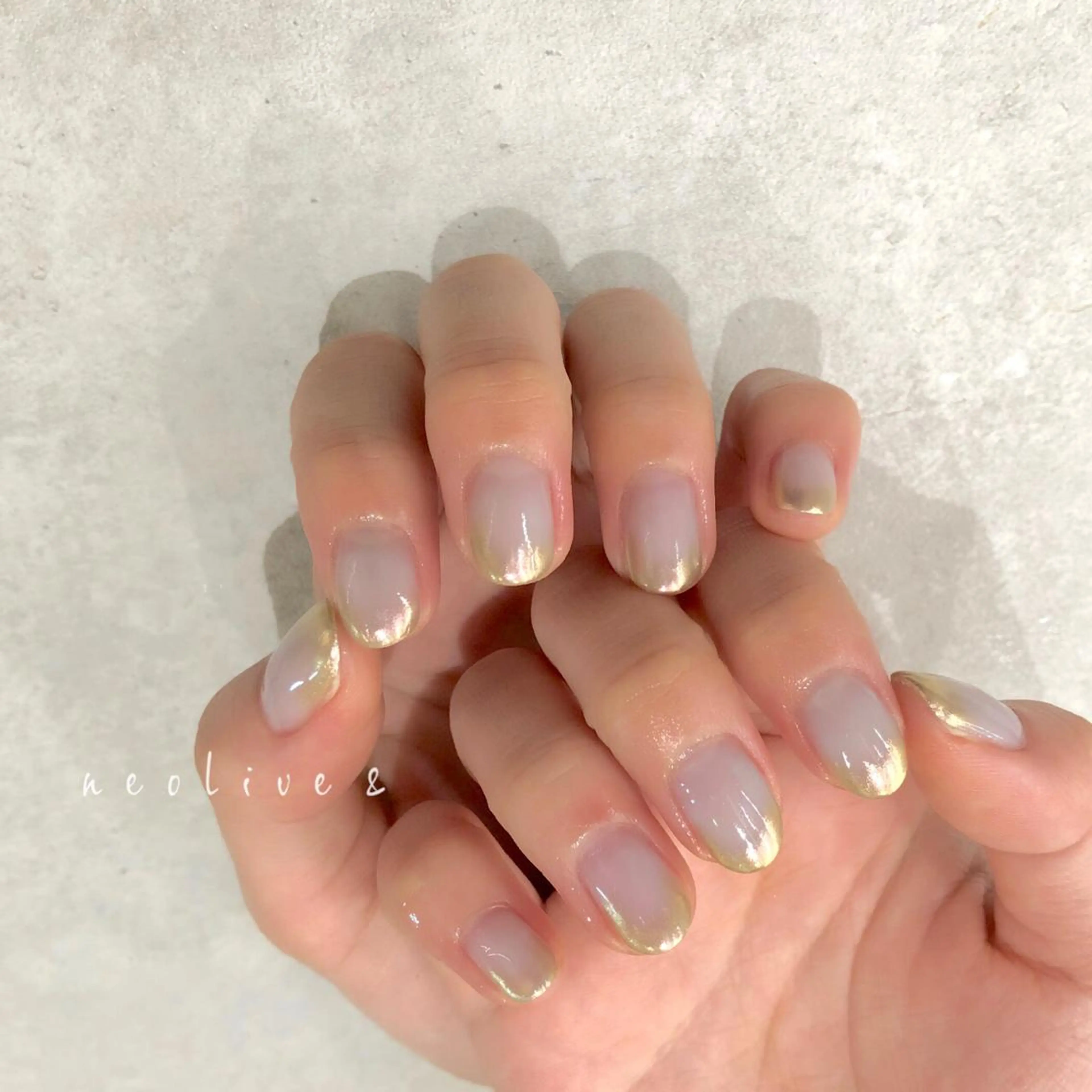 ネイル ミラーネイル Yuriko Omi パラジェル/渋谷のネイルデザイン