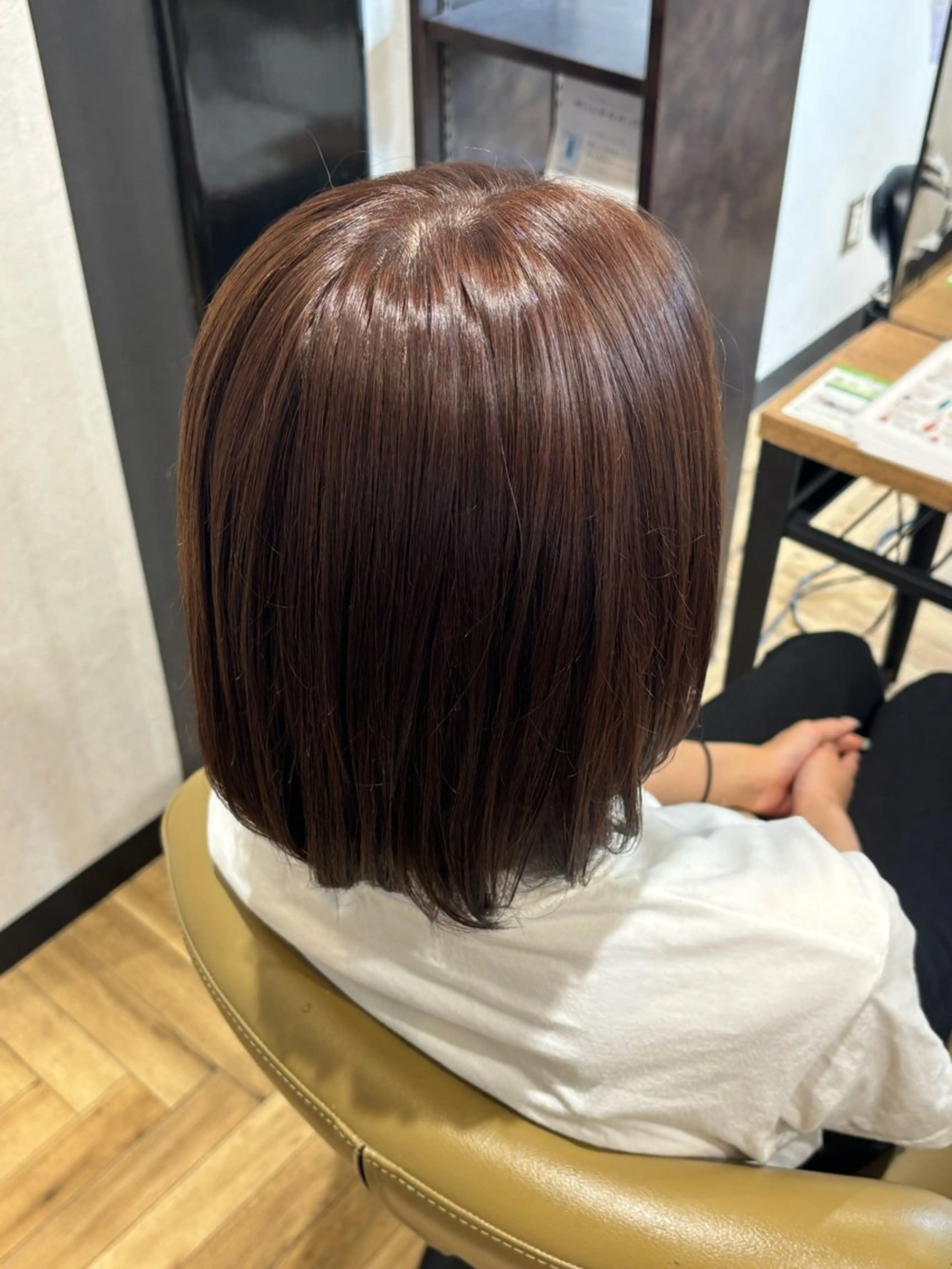 カラー ブラウンカラー ヘアカラー 木村 綺音のヘアスタイル