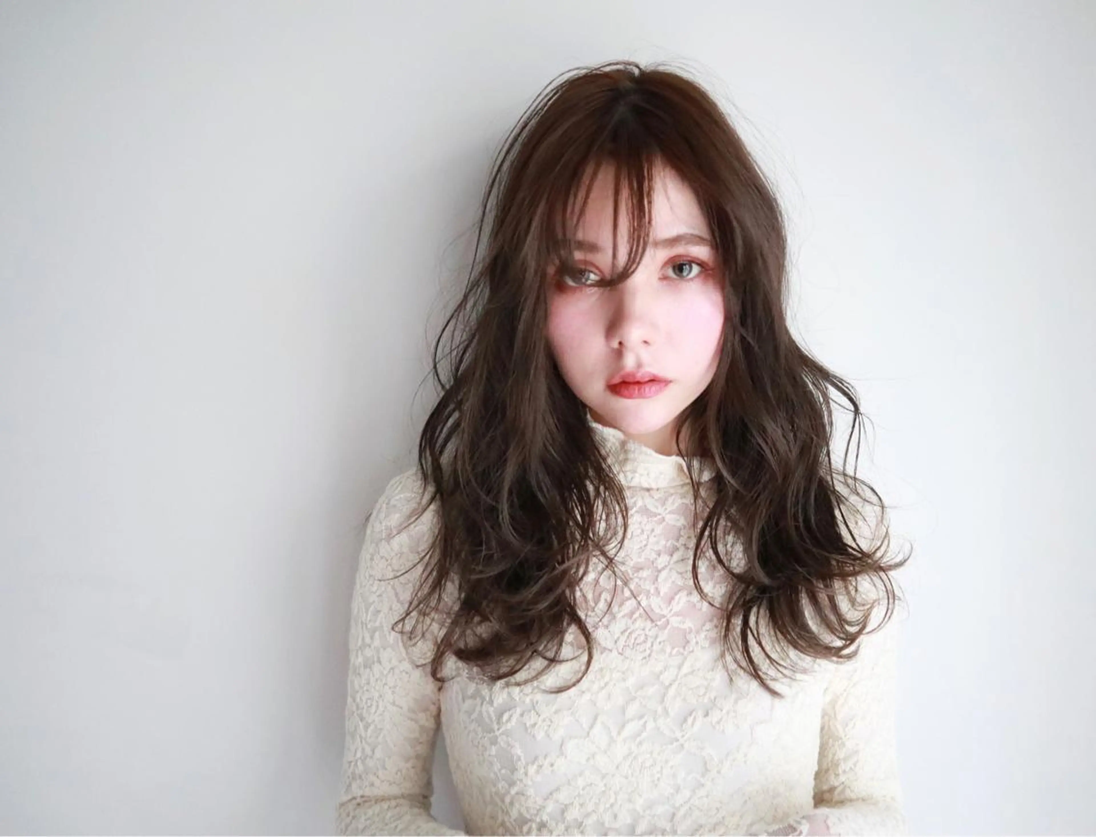 ロング カット ヘアカラー AUBEHAIRpeony所属・山形酸性ストレート 古川✂︎のヘアスタイル