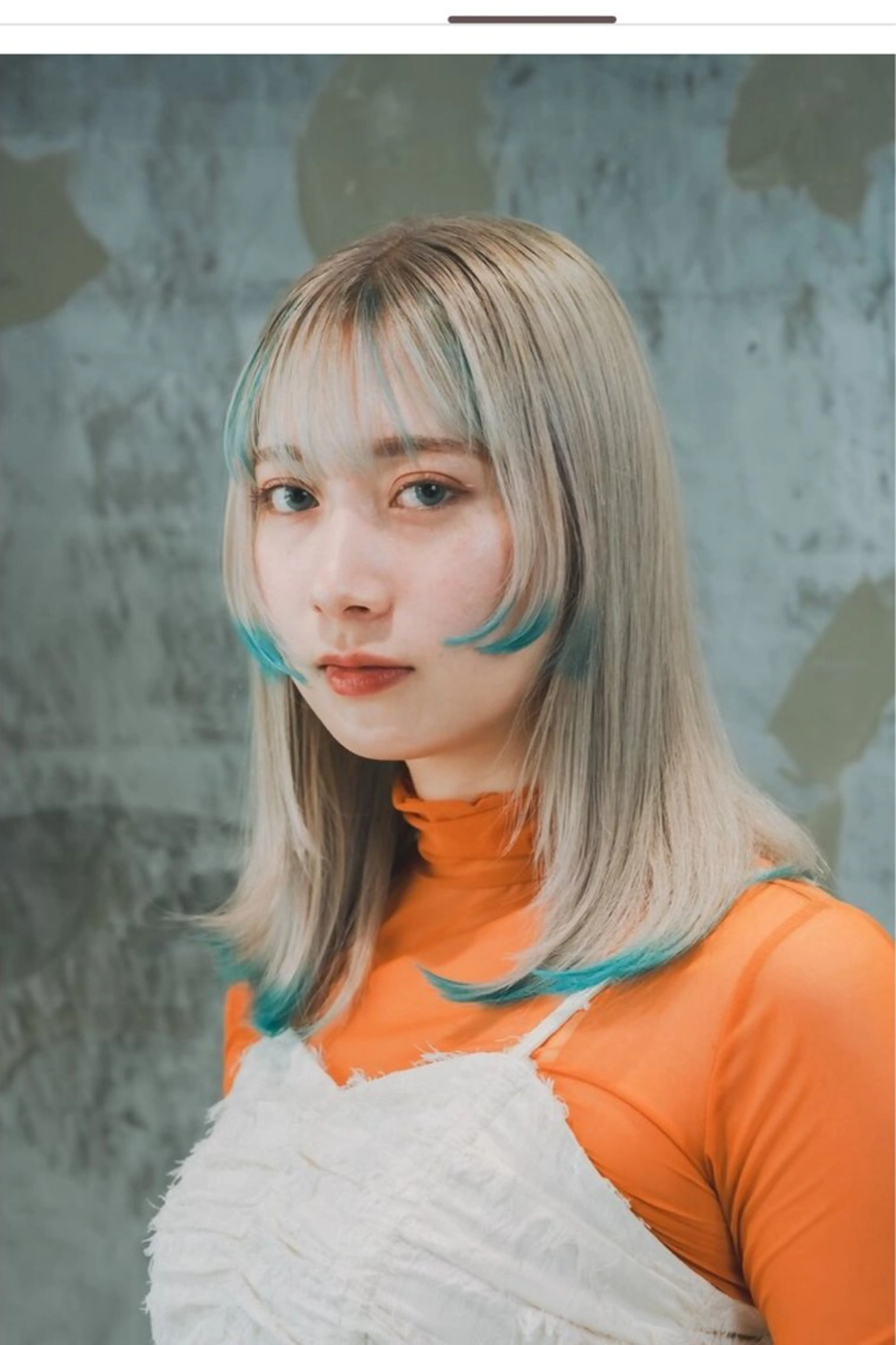 ミディアム カラー ヘアアレンジ 阪倉 美玲のヘアスタイル