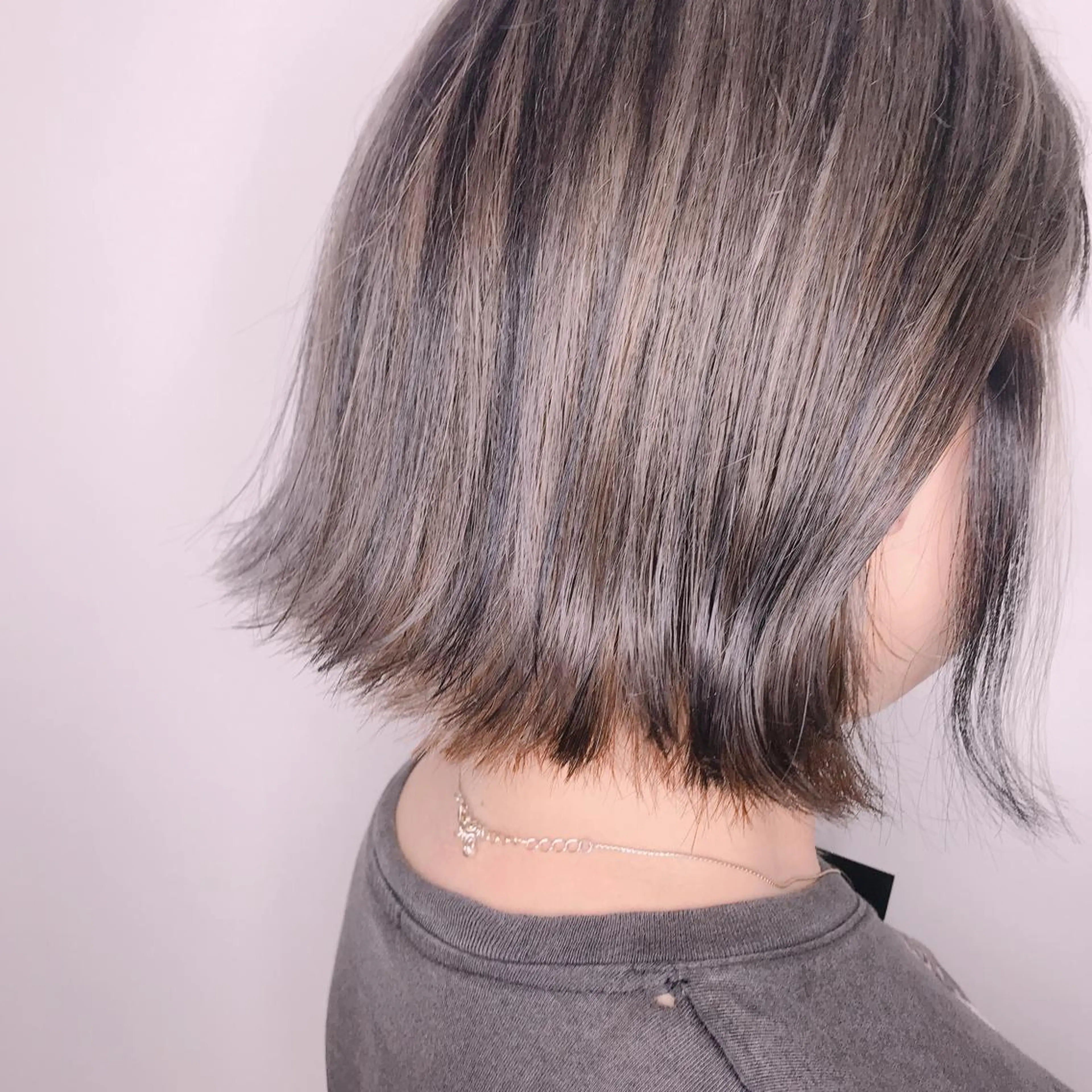 ミディアム カラー 透明感韓国ヘア♡ みつきのヘアスタイル