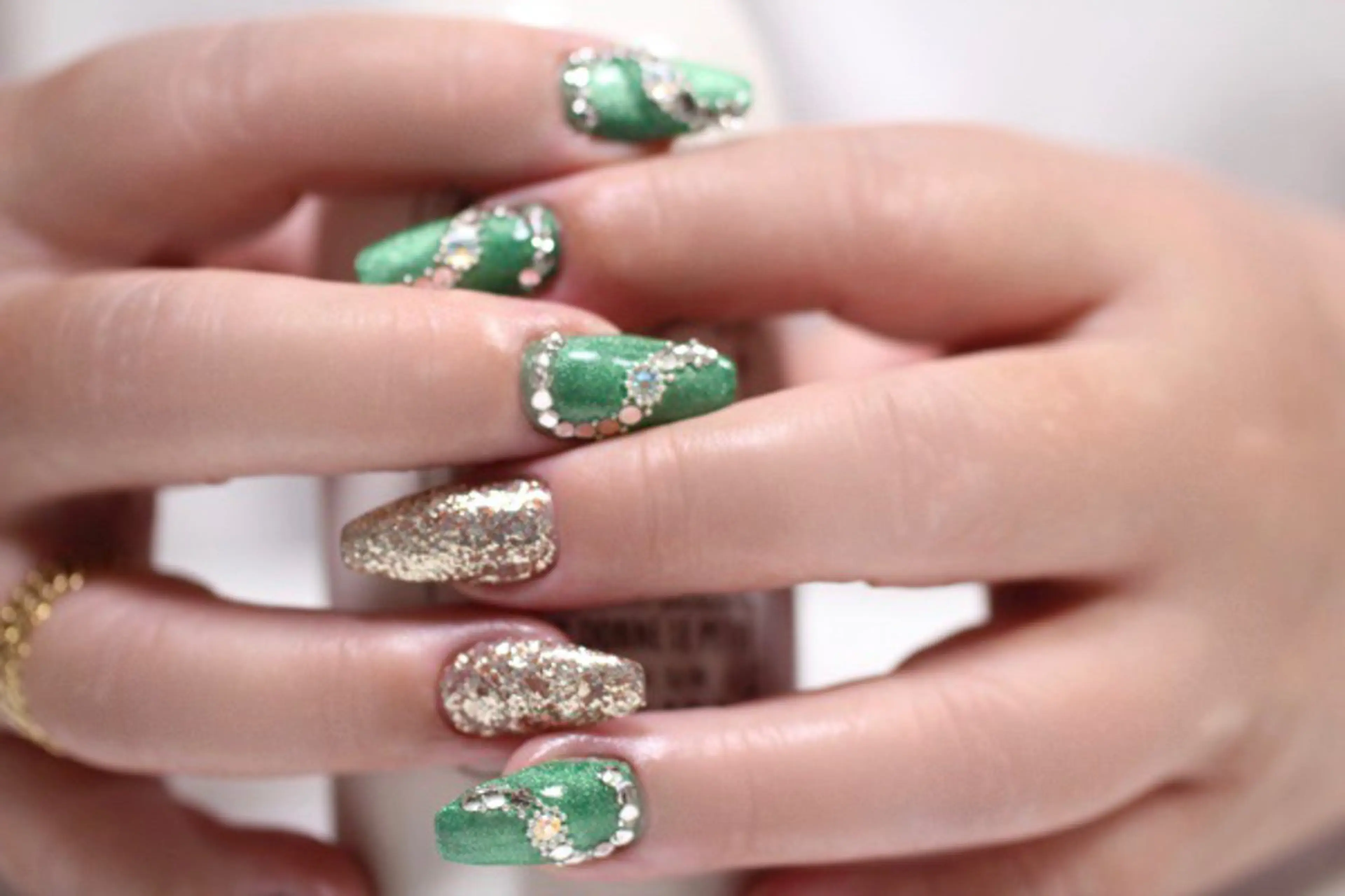 ネイル アートネイル ジェルネイル ハート ラメ(グリッター) マグネットネイル しみ えんのネイルデザイン