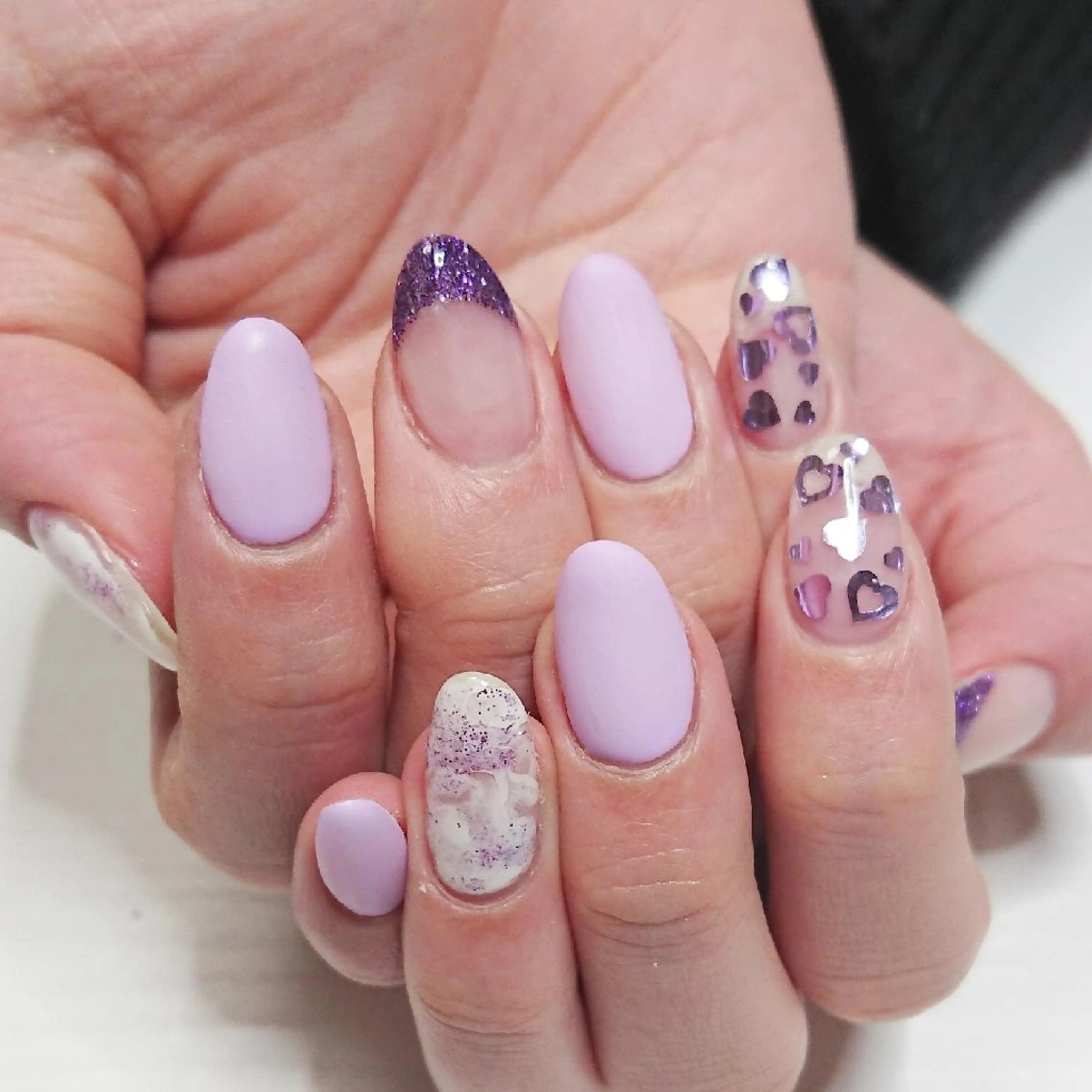 ネイル バレンタイン ハンドネイル Lilith Nailのネイルデザイン