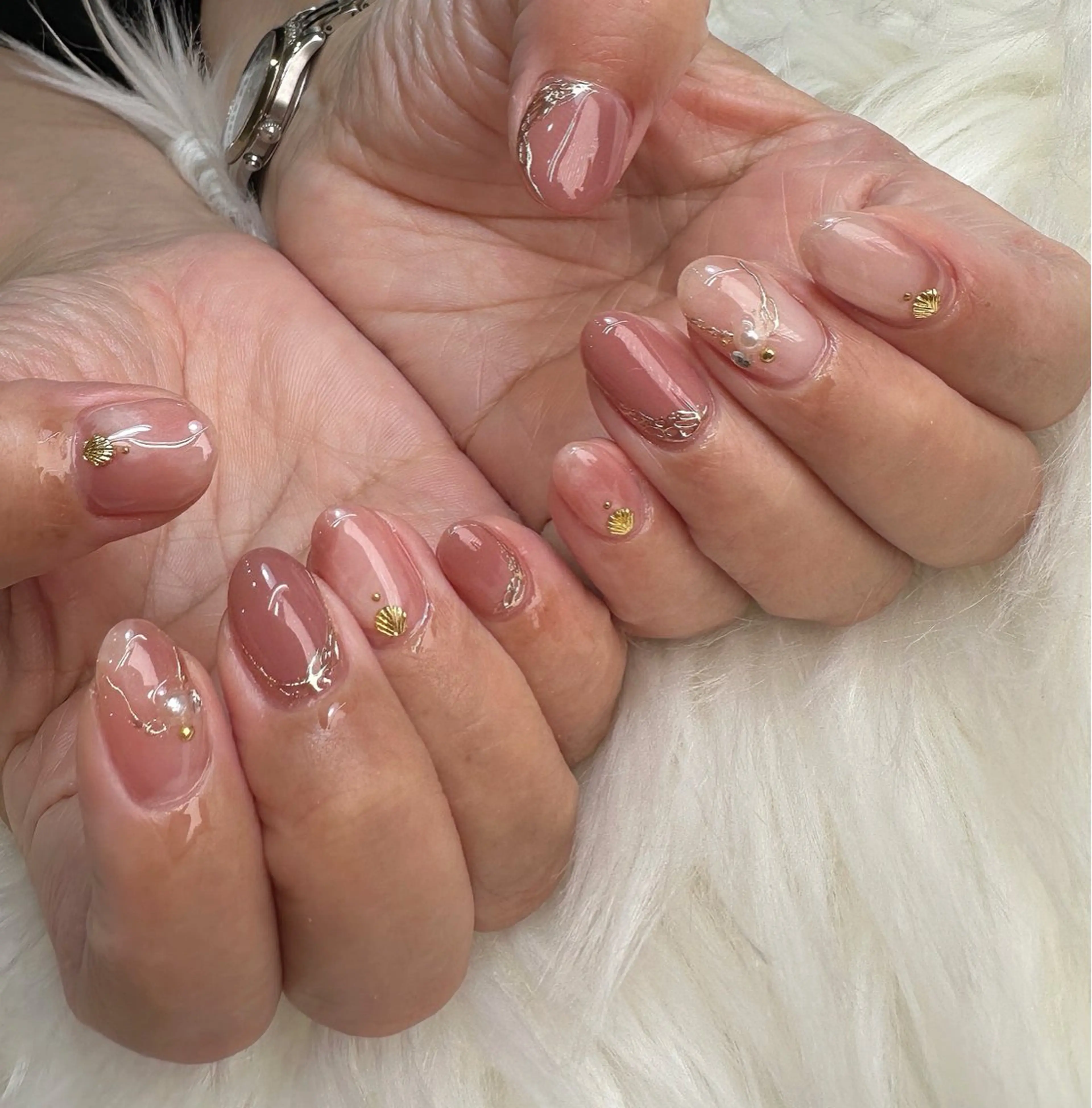 ネイル 夏ネイル ハンドネイル Nail ameria megu所属・ameria meguのネイルデザイン