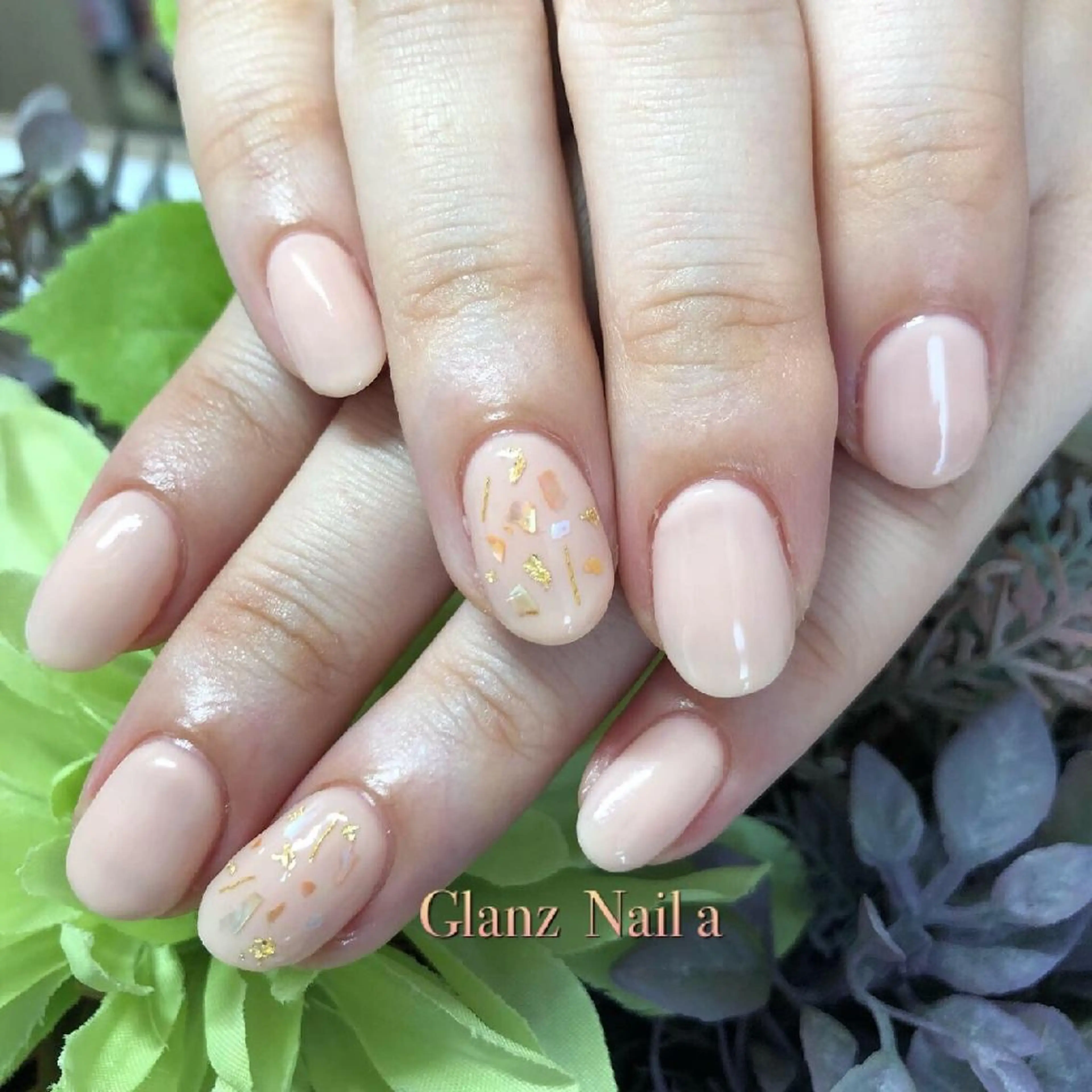 ネイル オフィスネイル Glanz  Nail aのネイルデザイン