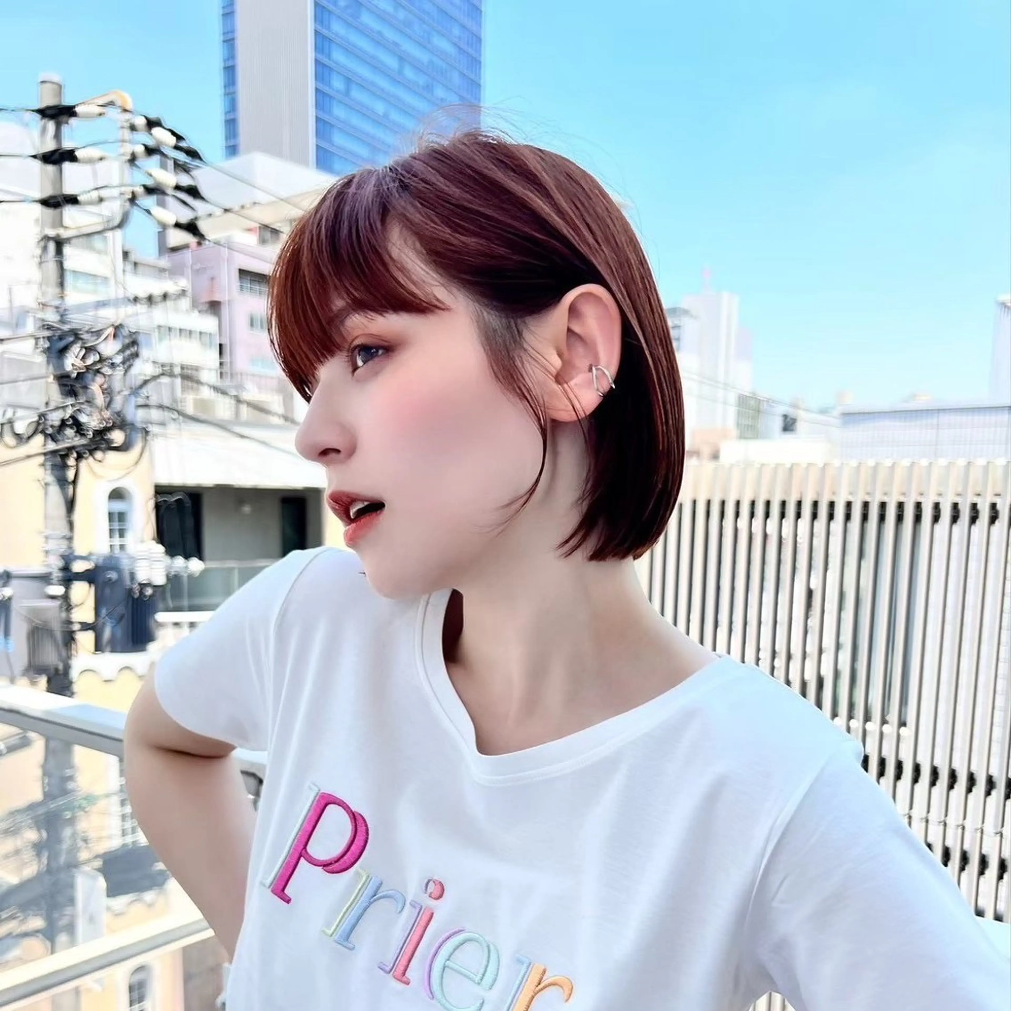 ショート カット ヘアカラー トリートメント 🦋高屋敷陸🦋 レイヤー/グレージュのヘアスタイル