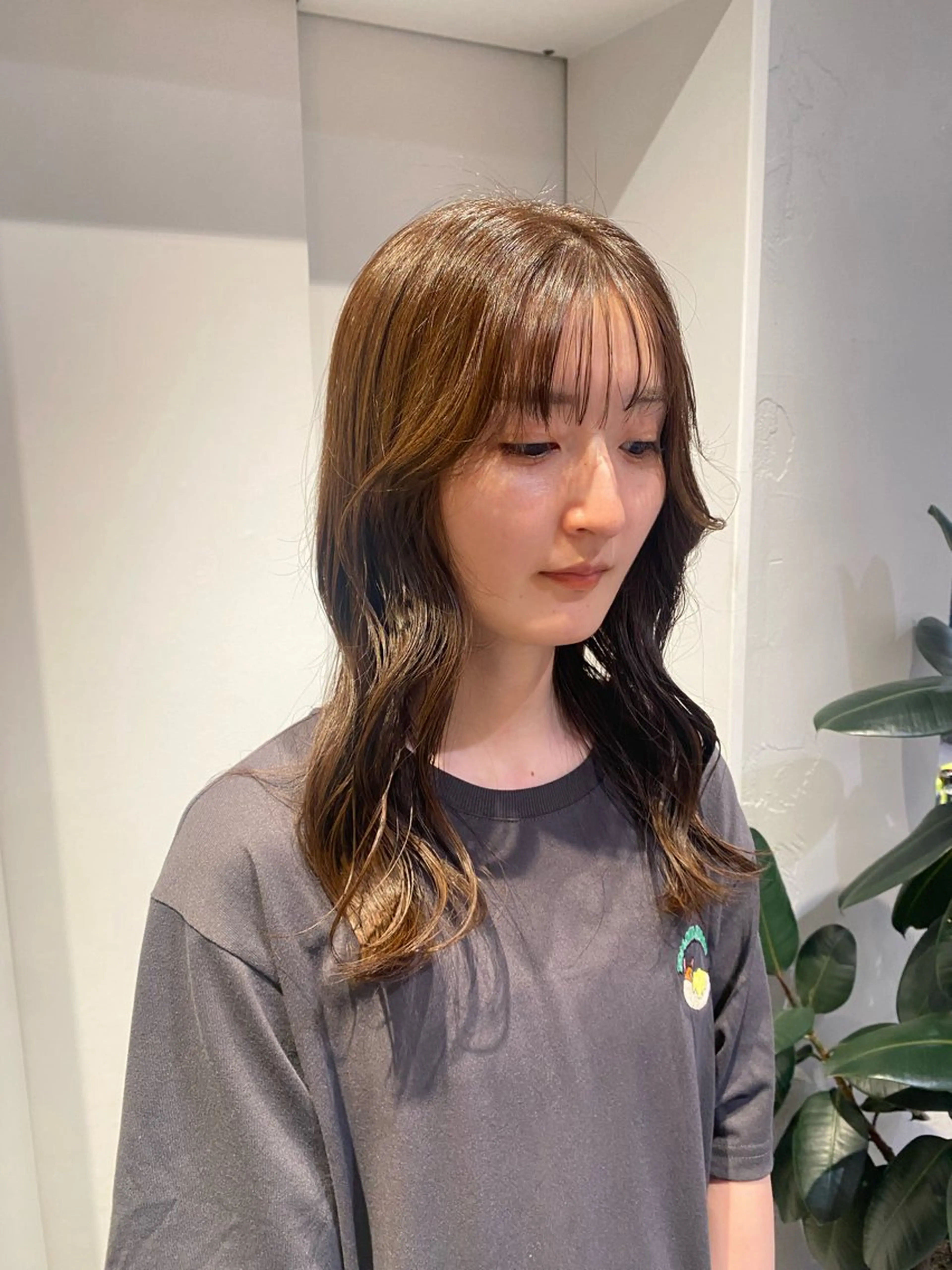ミディアム カラー ミユウ👗🎀 /カラーリスト/ボブのヘアスタイル