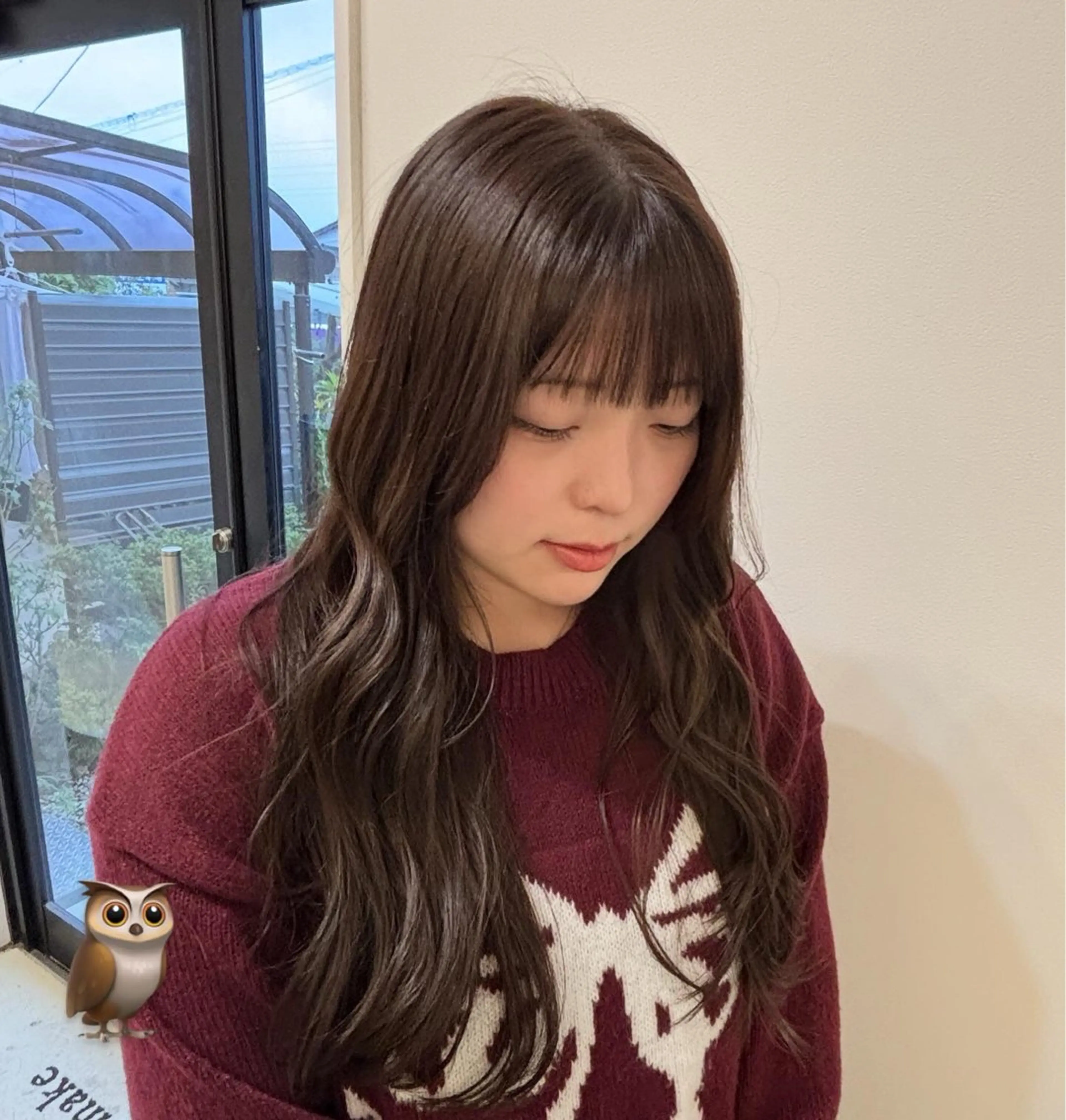 カラー 髙木 藍紗のヘアスタイル