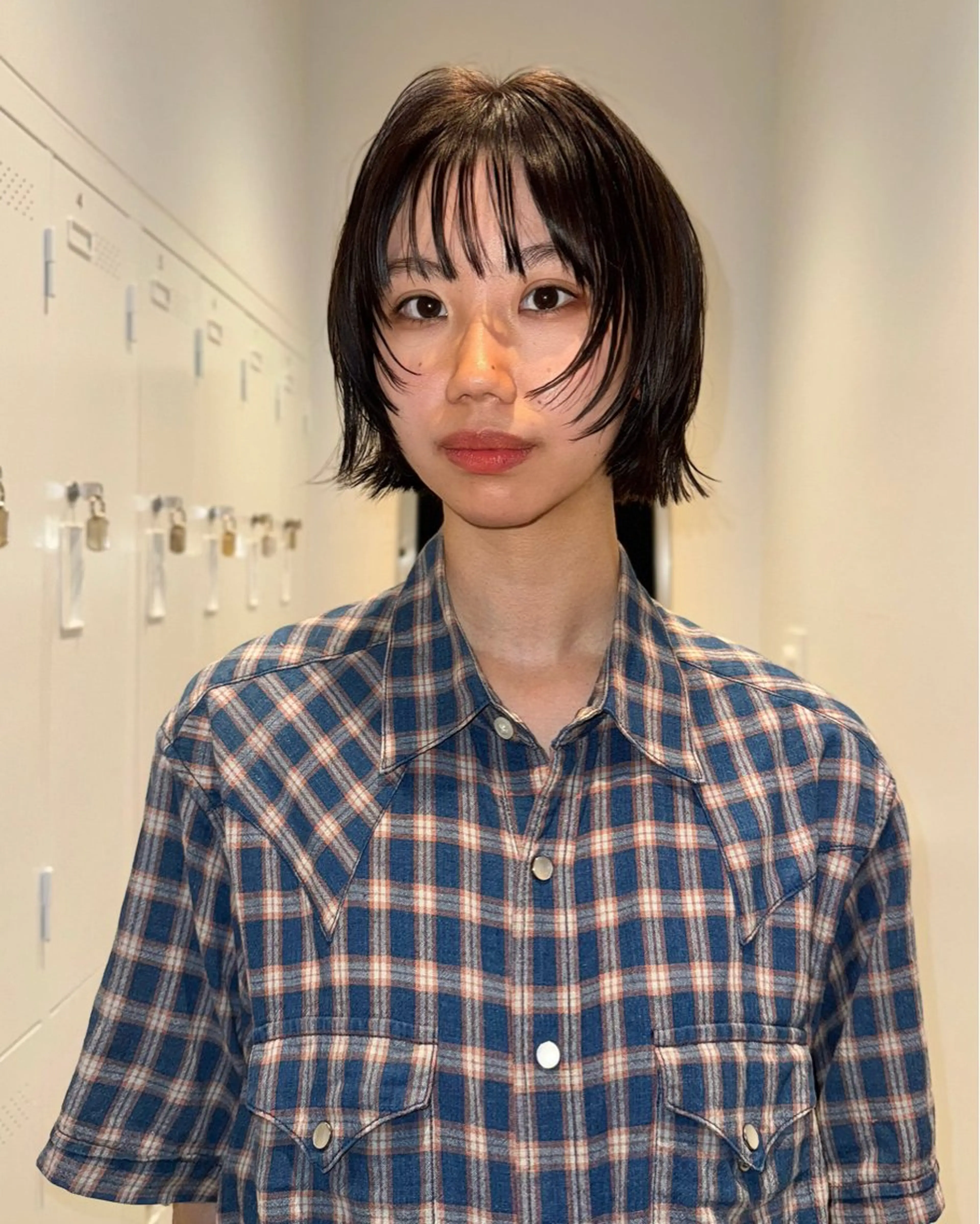 ショート カット ヘアカラー トリートメント 似合わせボブ/ 大人ボブ🩵しおのヘアスタイル