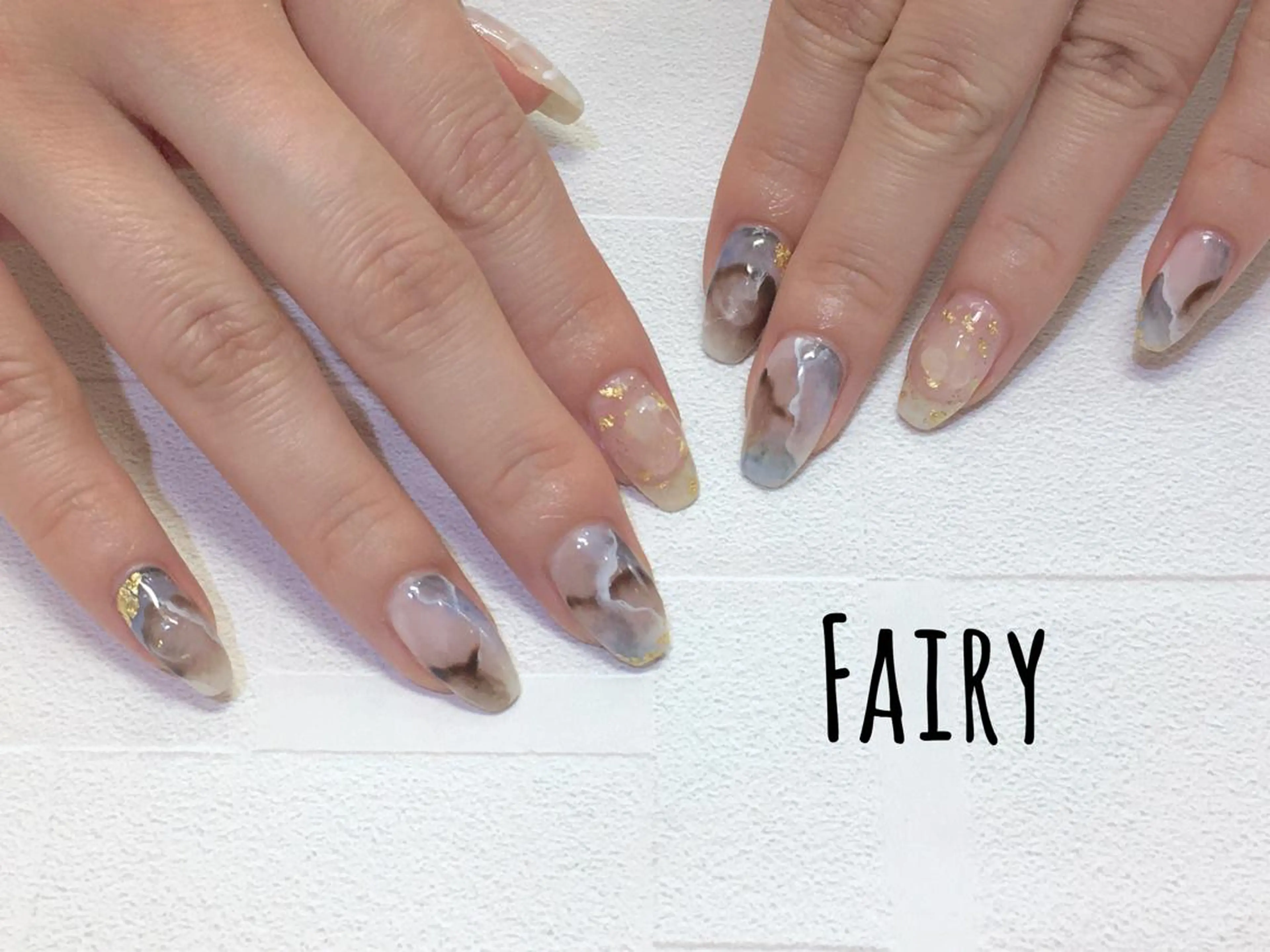 ネイル クリアネイル ニュアンスネイル 澤口 円佳のネイルデザイン